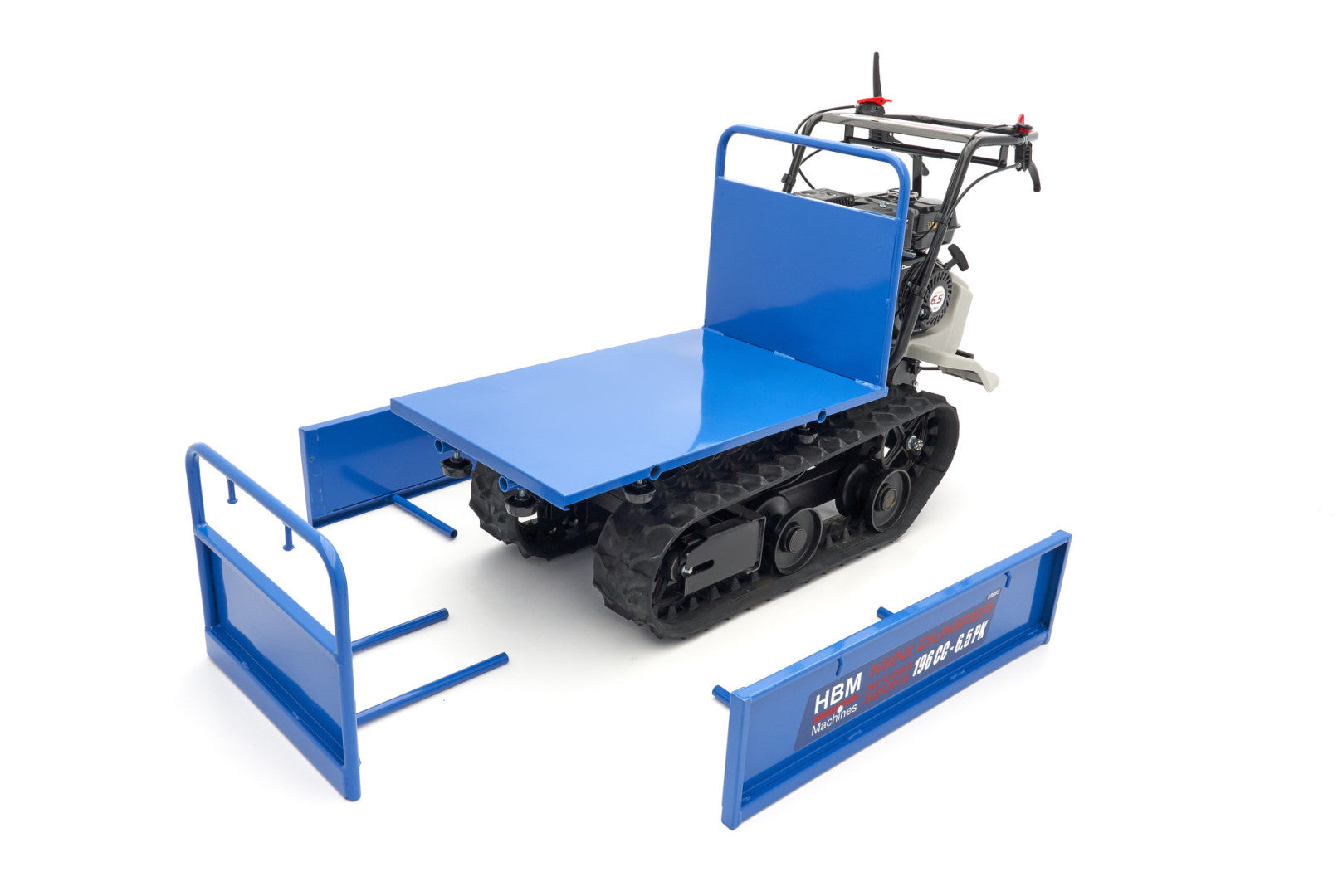 HERNYÓTALPAS MINI DÖMPER BENZINES MOTORRAL 320 KG 196 CM3 6.5LE