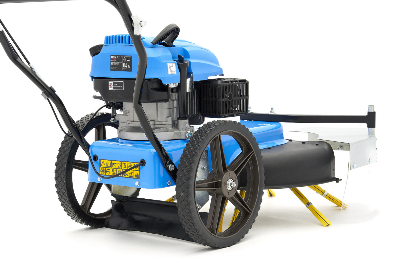 BENZINES KÖREKEFÉS GYOMSEPRŐGÉP 173 CM3 HBM