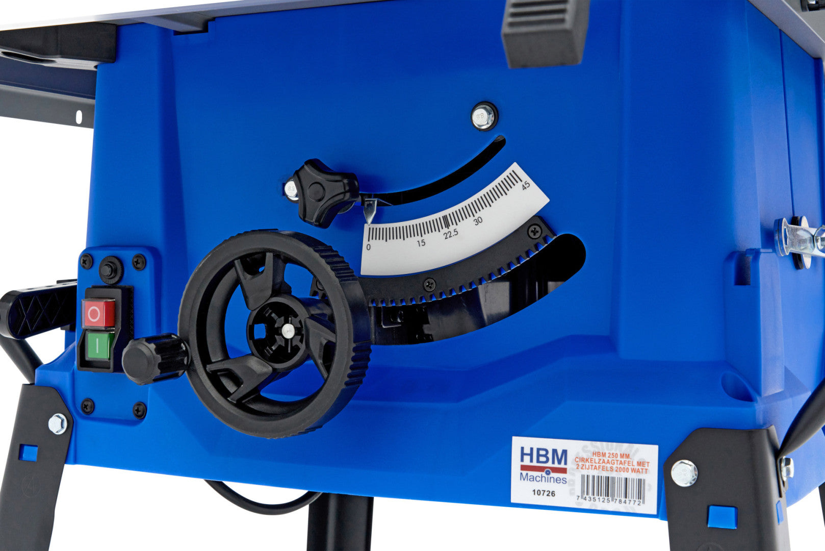 ASZTALI KÖRFŰRÉSZ 2000W 250 MM HBM