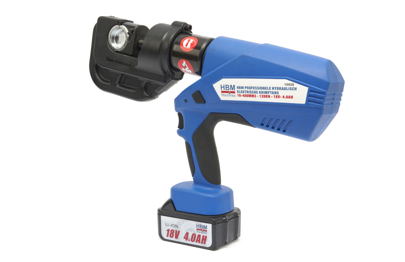 ELEKTROHIDRAULIKUS KÁBEL KRIMPELŐ AKKUMULÁTORRAL 4.0Ah 18V 16- 400MM2 120KN