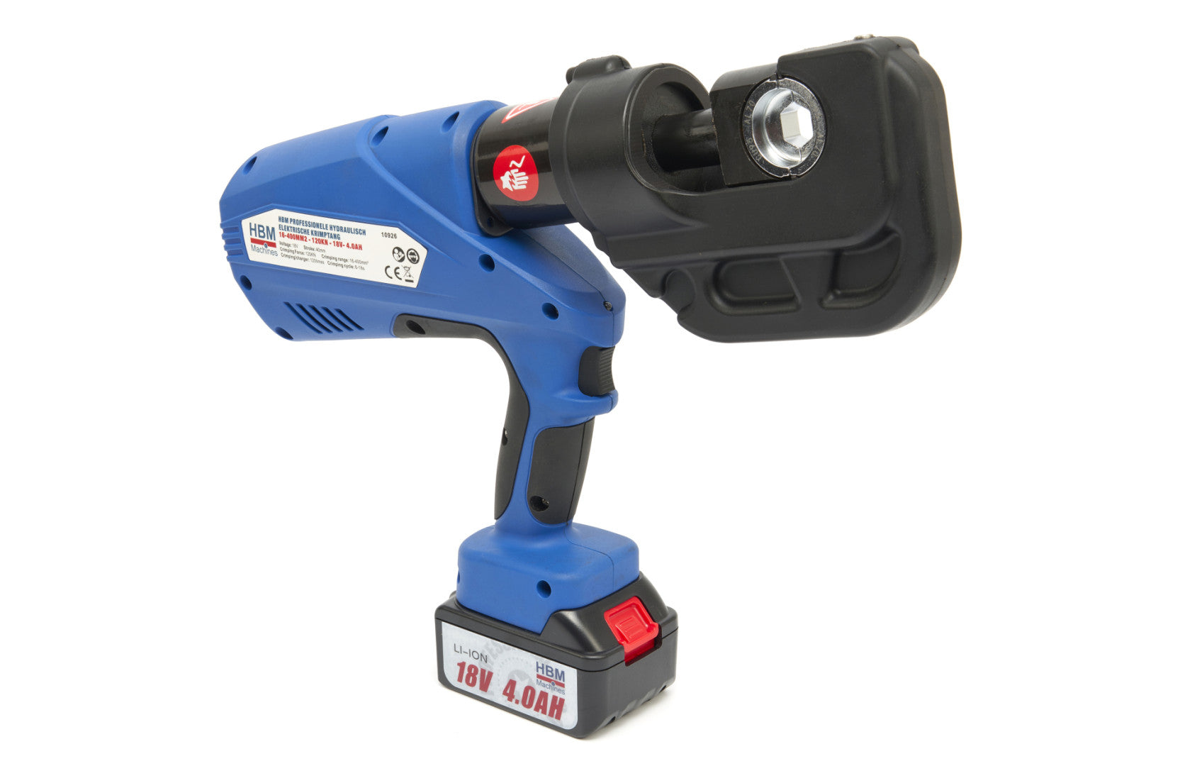 ELEKTROHIDRAULIKUS KÁBEL KRIMPELŐ AKKUMULÁTORRAL 4.0Ah 18V 16- 400MM2 120KN