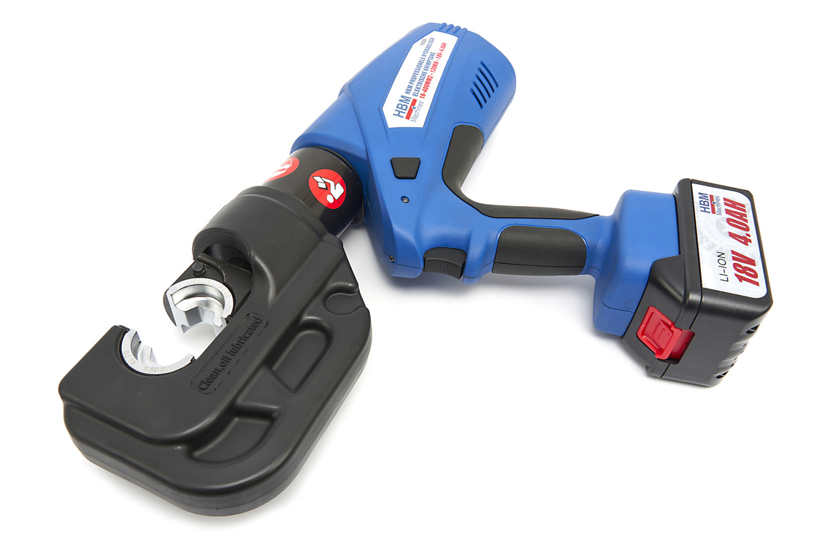 ELEKTROHIDRAULIKUS KÁBEL KRIMPELŐ AKKUMULÁTORRAL 4.0Ah 18V 16- 400MM2 120KN