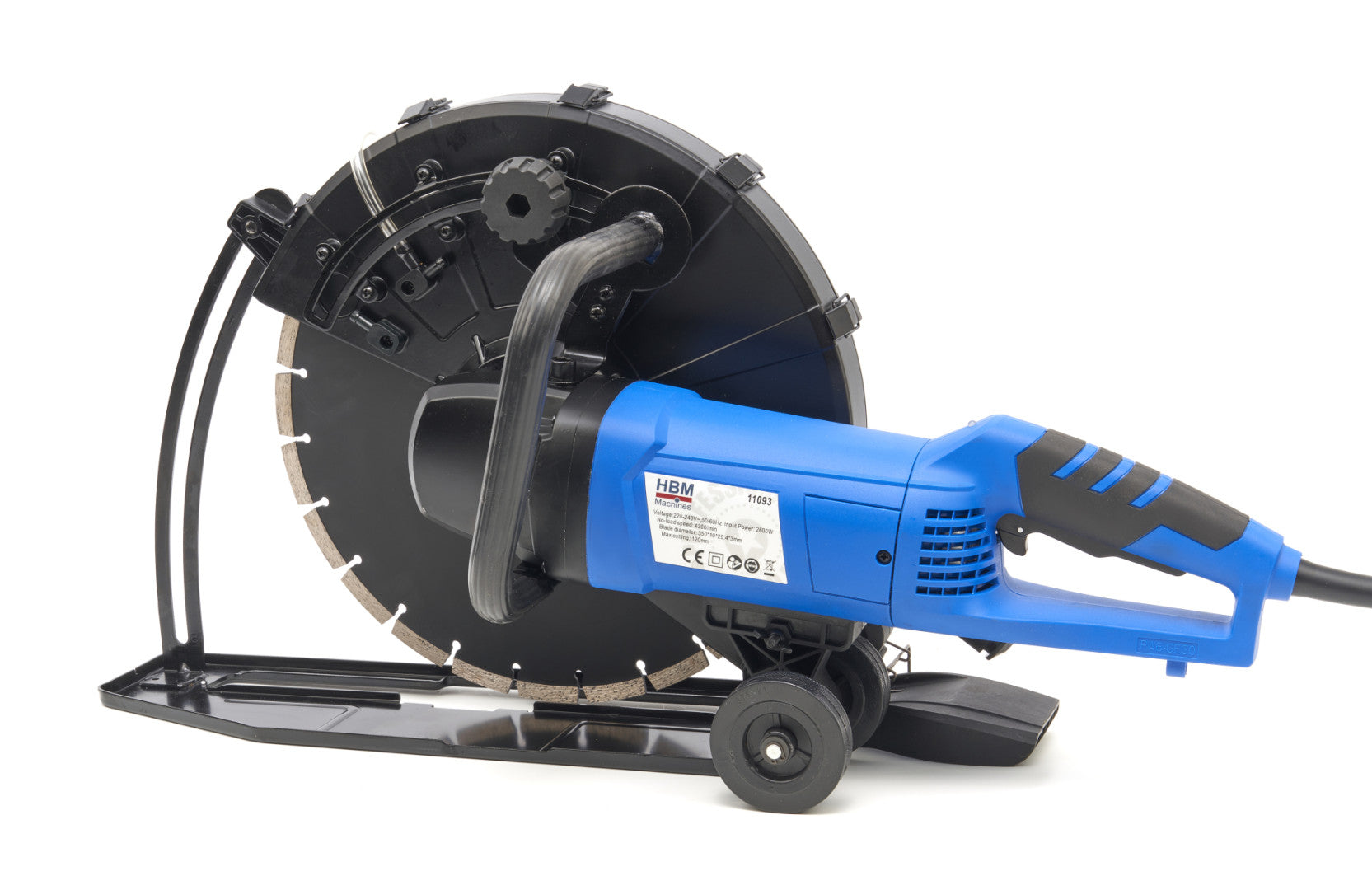 VÍZHŰTÉSES KÖRFŰRÉSZ BETONHOZ 2600W 350MM HBM