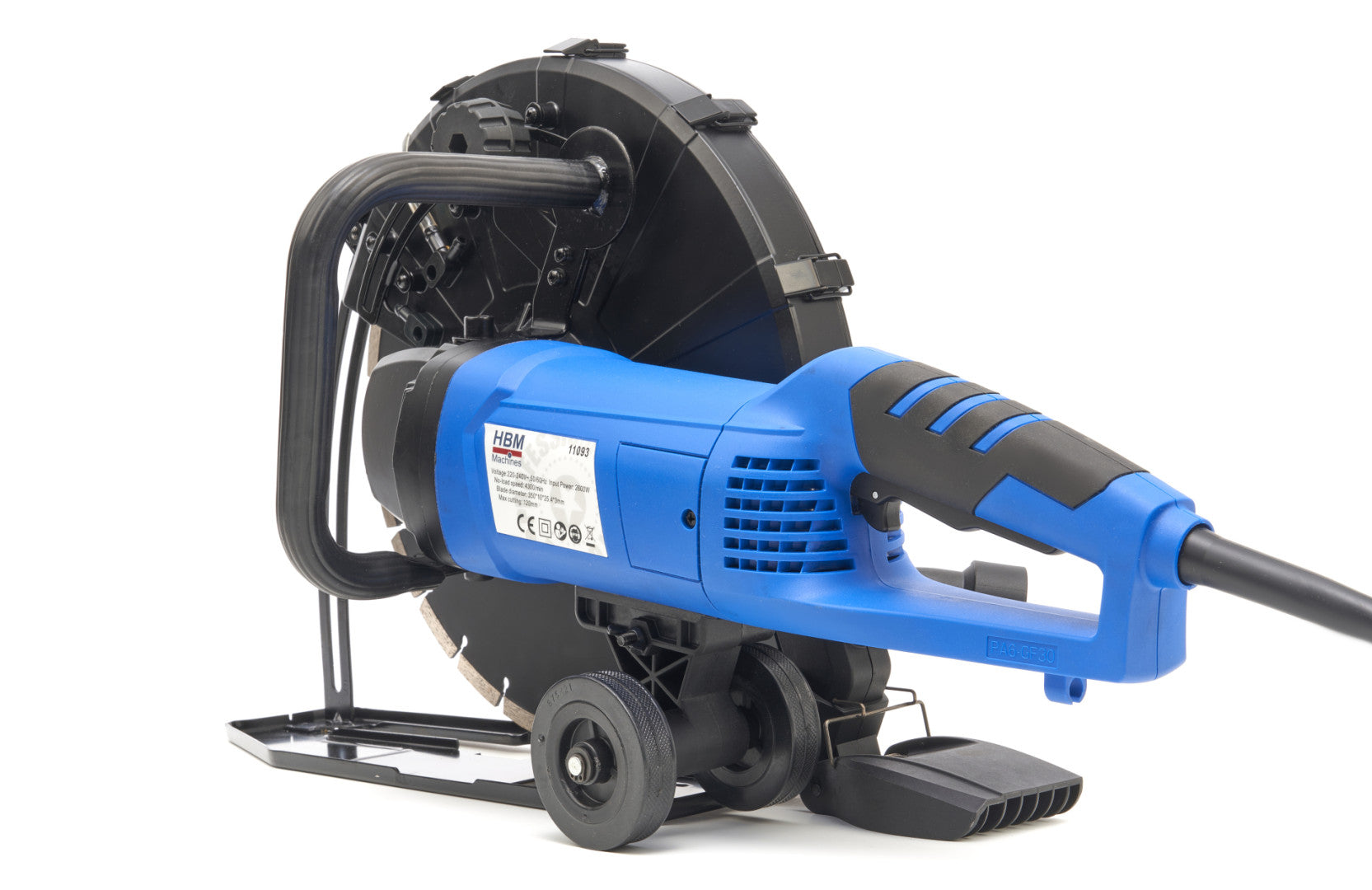 VÍZHŰTÉSES KÖRFŰRÉSZ BETONHOZ 2600W 350MM HBM