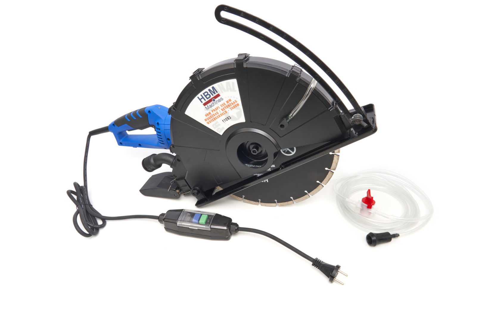 VÍZHŰTÉSES KÖRFŰRÉSZ BETONHOZ 2600W 350MM HBM