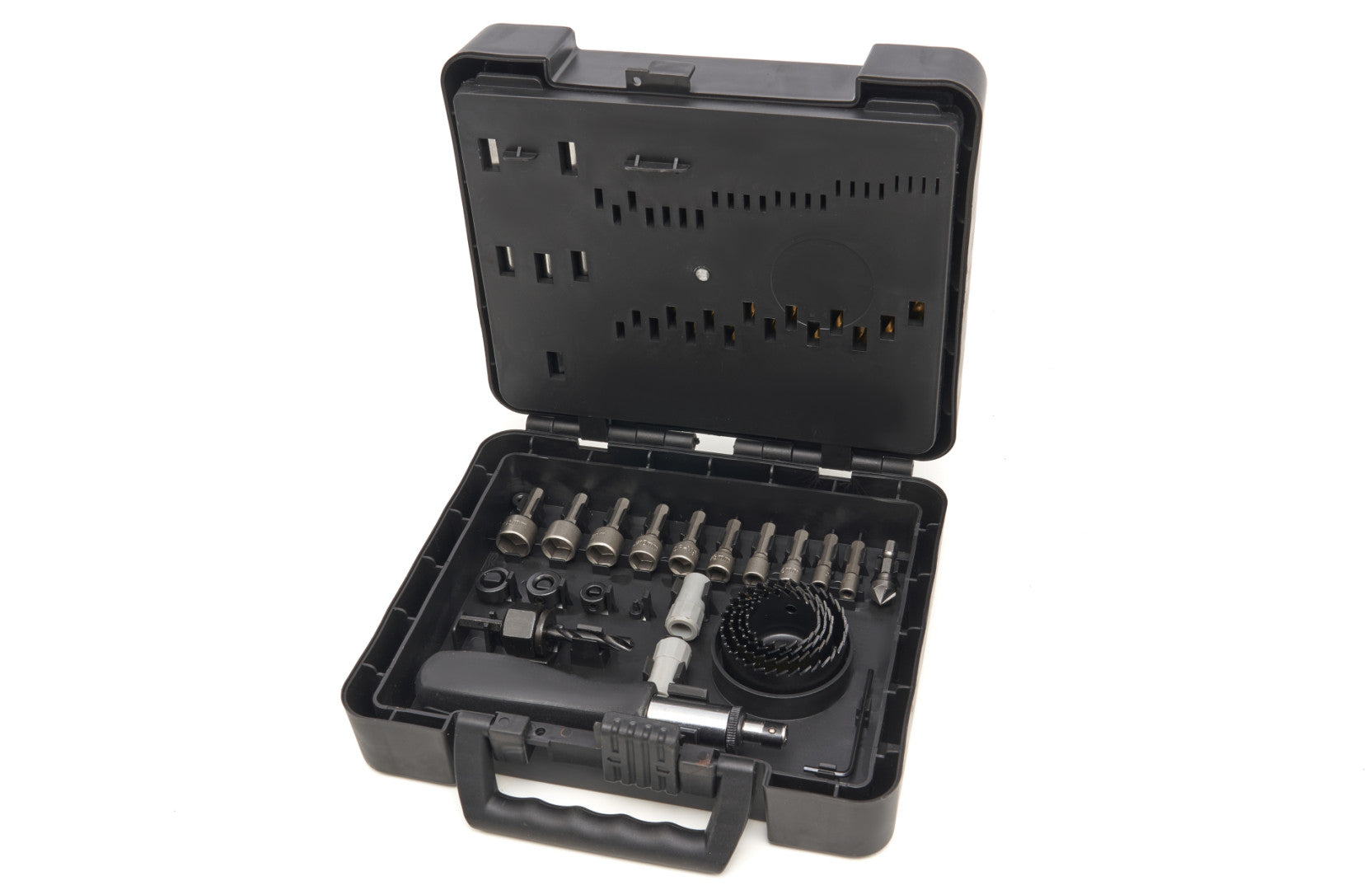 FÚRÓ ÉS CSAVAROZÓ BIT KÉSZLET FA FÉM BETON 204 DB HBM