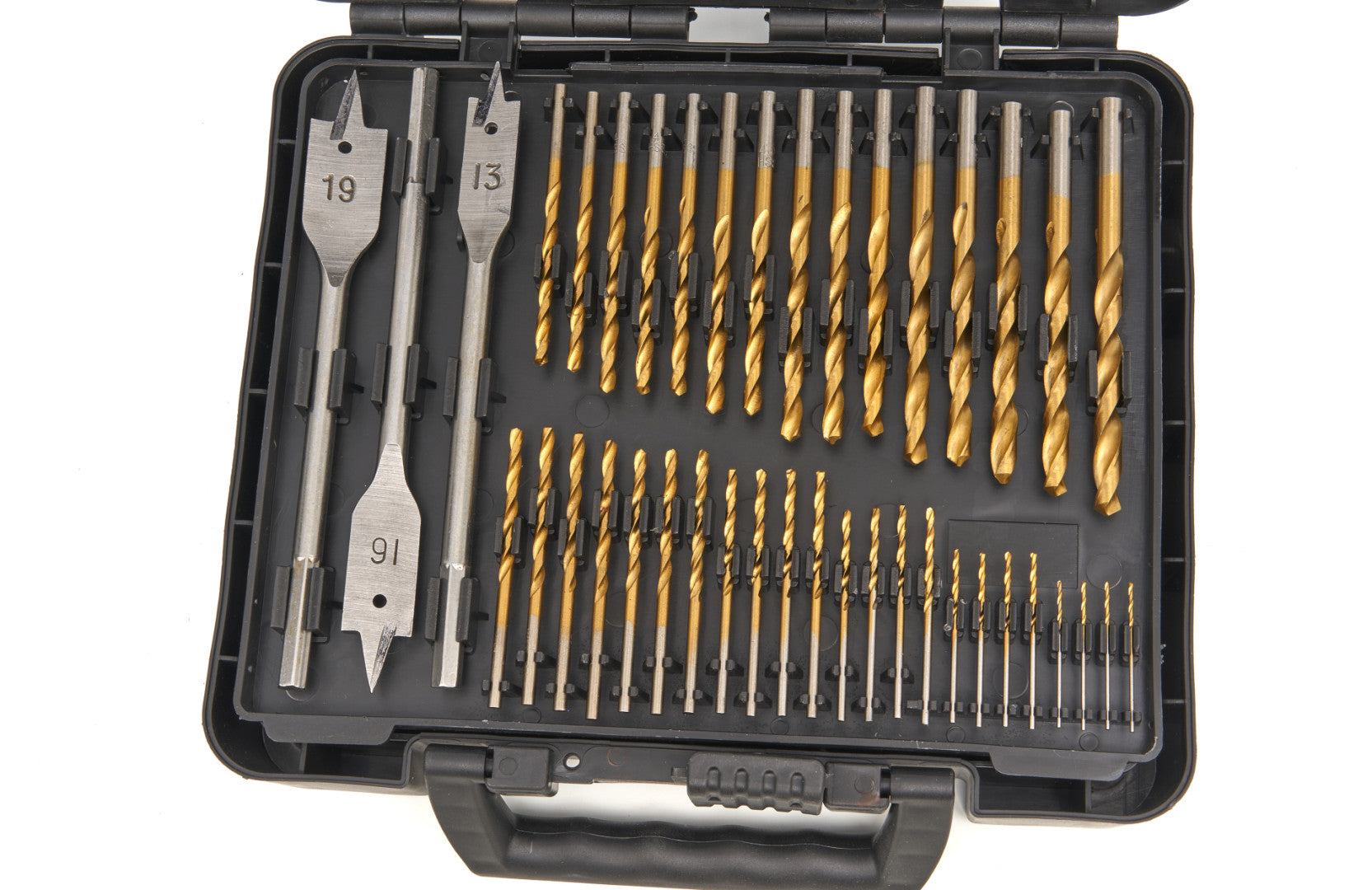 FÚRÓ ÉS CSAVAROZÓ BIT KÉSZLET FA FÉM BETON 204 DB HBM