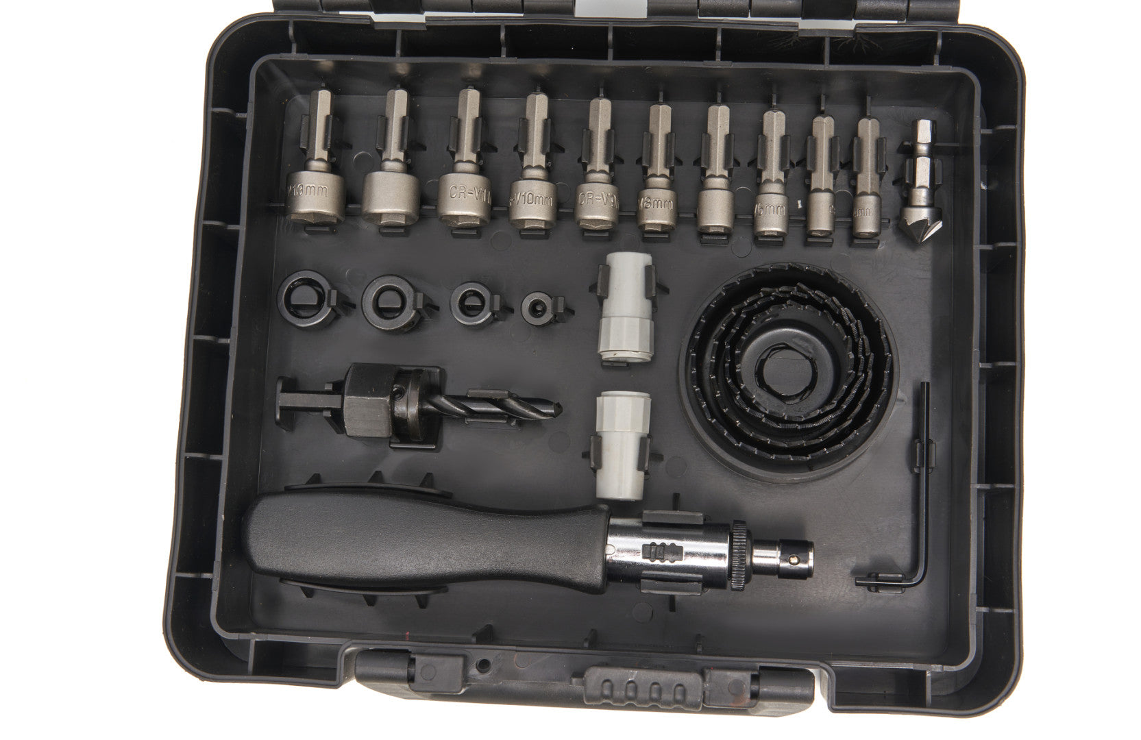 FÚRÓ ÉS CSAVAROZÓ BIT KÉSZLET FA FÉM BETON 204 DB HBM