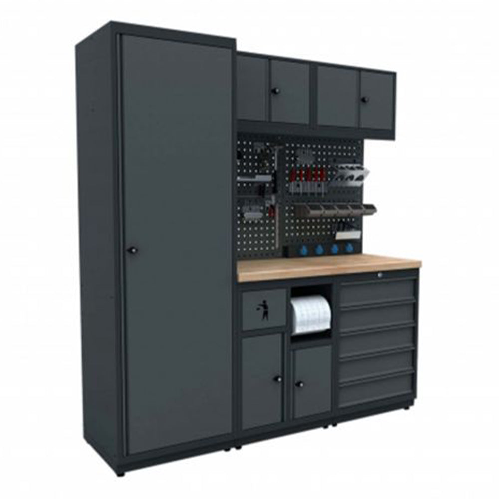 MUNKAPAD - MODULÁRIS FÉM BÚTORKÉSZLET MŰHELYBE 1.86M A MODELL