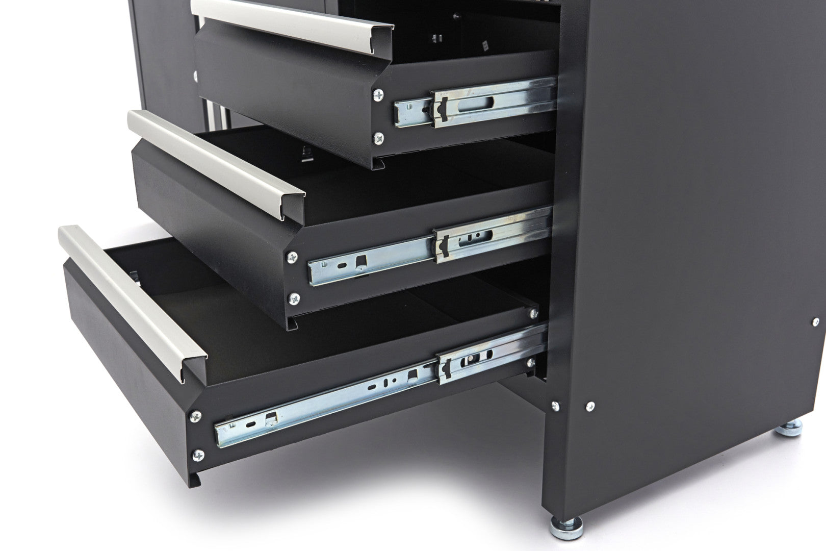 FÉM SZERSZÁMOS SZEKRÉNY MUNKALAPPAL 171CM 2 AJTÓVAL 6 TÁROLÓVAL HBM