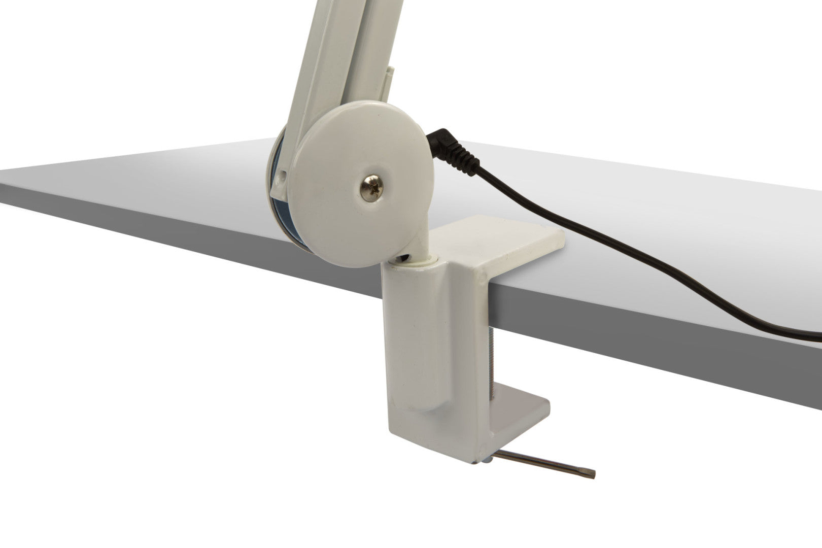 NAGYÍTÓS LED LÁMPA ÁLLÍTHATÓ ÉS ASZTALHOZ RÖGZÍTHETÓ ÁLLVÁNNYAL 3800 LUX HBM