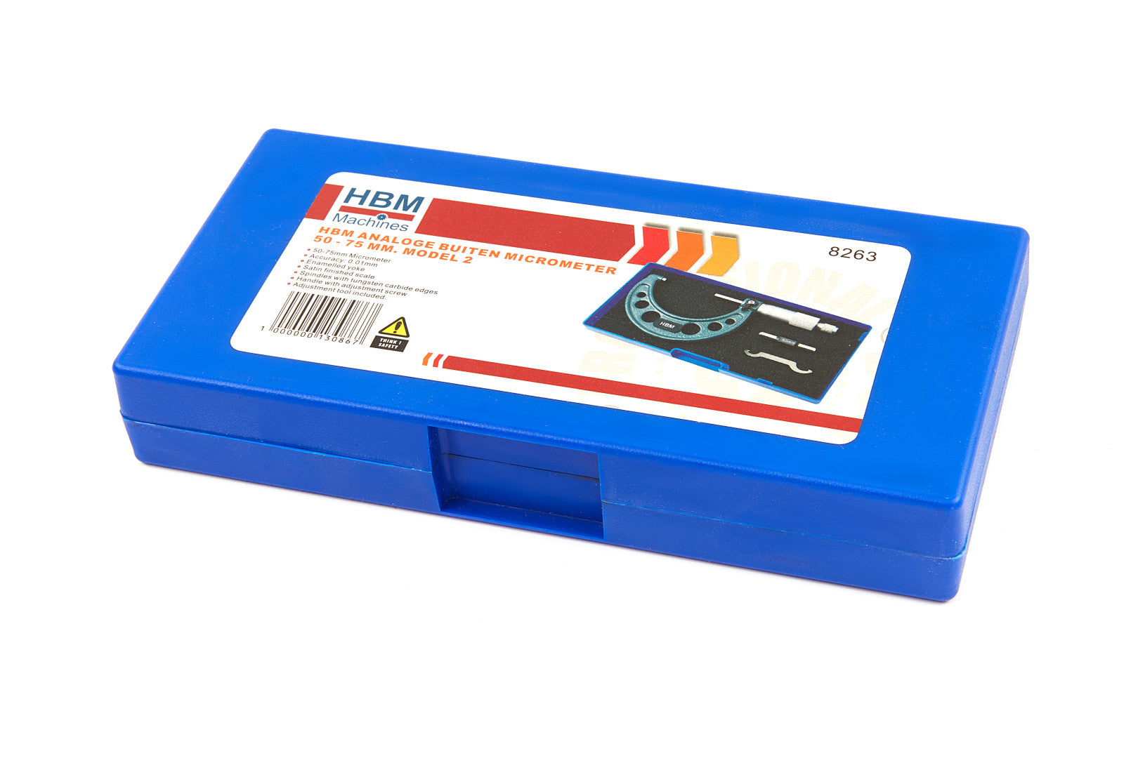 KÜLSŐ MIKROMÉTER 0 – 25 MM HBM 2 TÍPUS