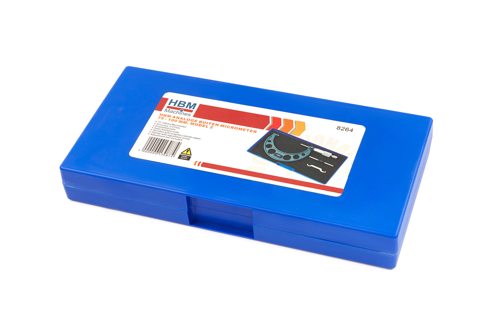 KÜLSŐ MIKROMÉTER 0 – 25 MM HBM 2 TÍPUS