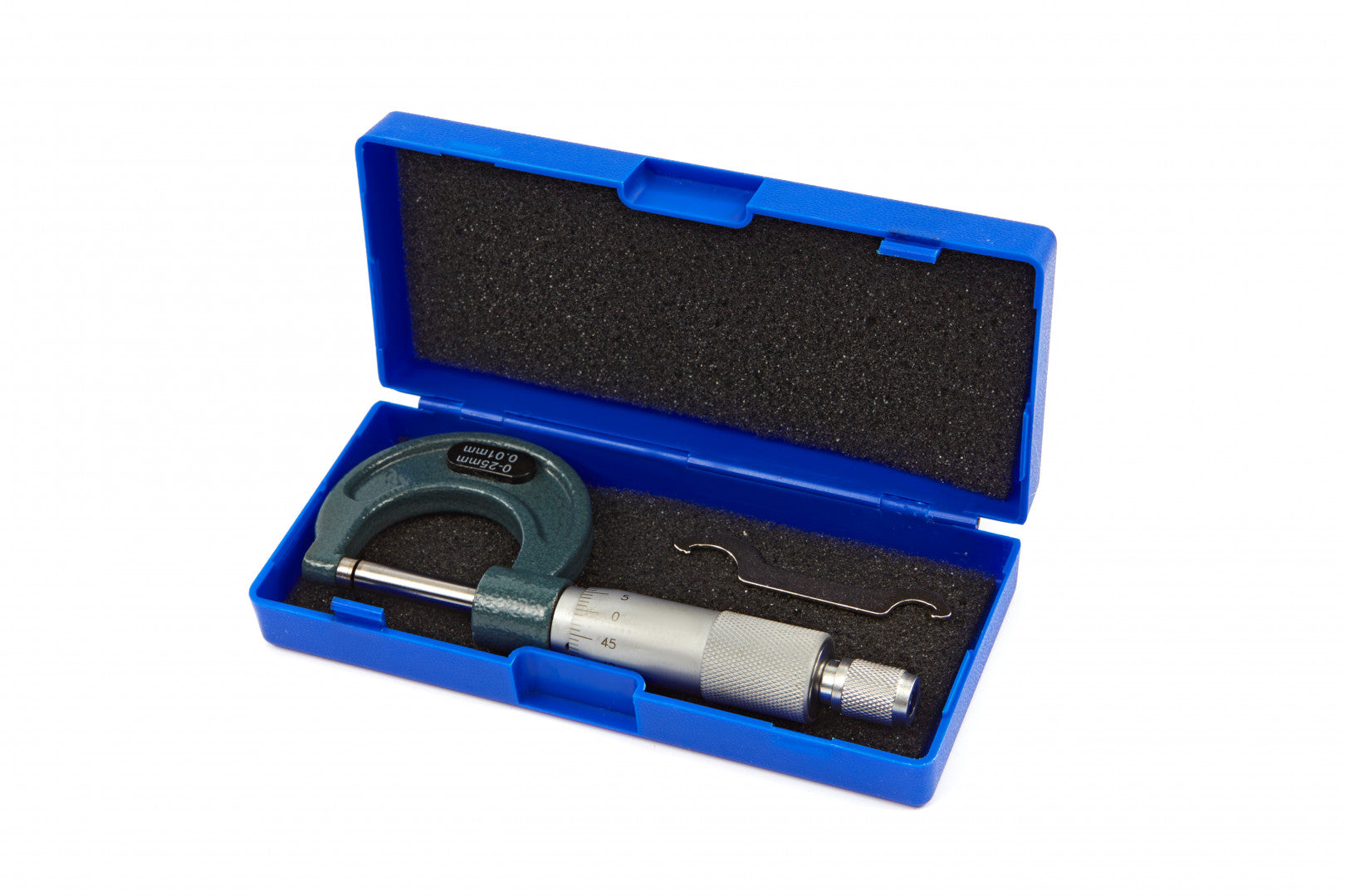 KÜLSŐ MIKROMÉTER 0 – 25 MM HBM 2 TÍPUS