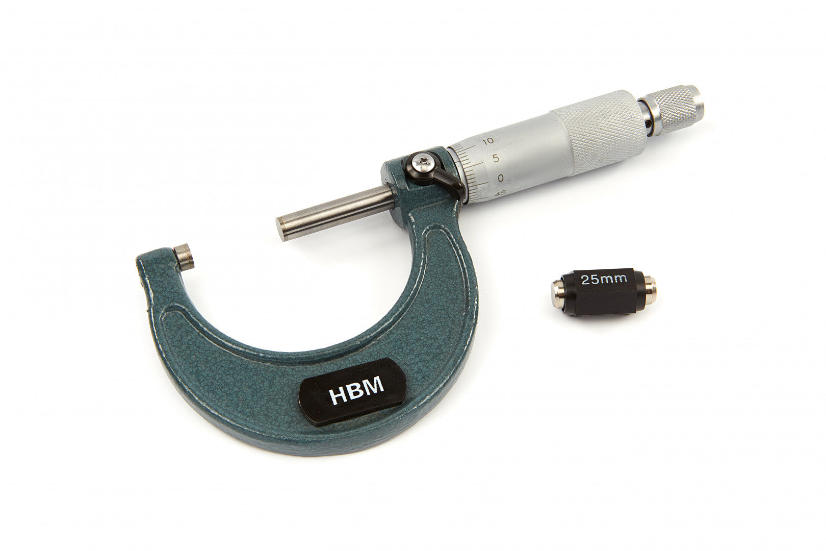 KÜLSŐ MIKROMÉTER 0 – 25 MM HBM 2 TÍPUS