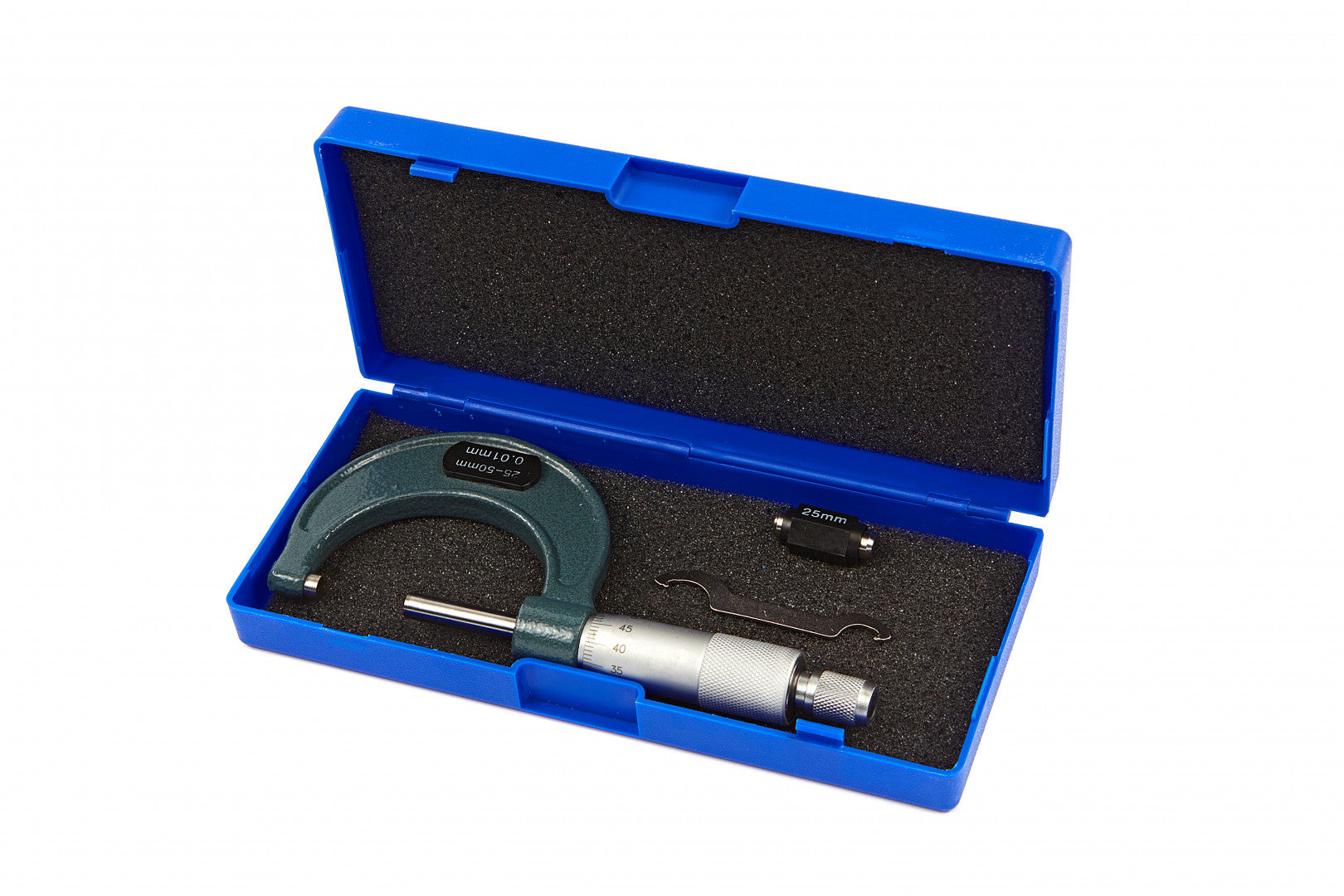 KÜLSŐ MIKROMÉTER 0 – 25 MM HBM 2 TÍPUS