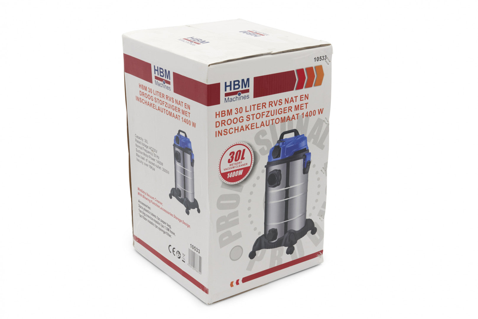 NEDVES / SZÁRAZ PORSZÍVÓ 30L 1400W HBM