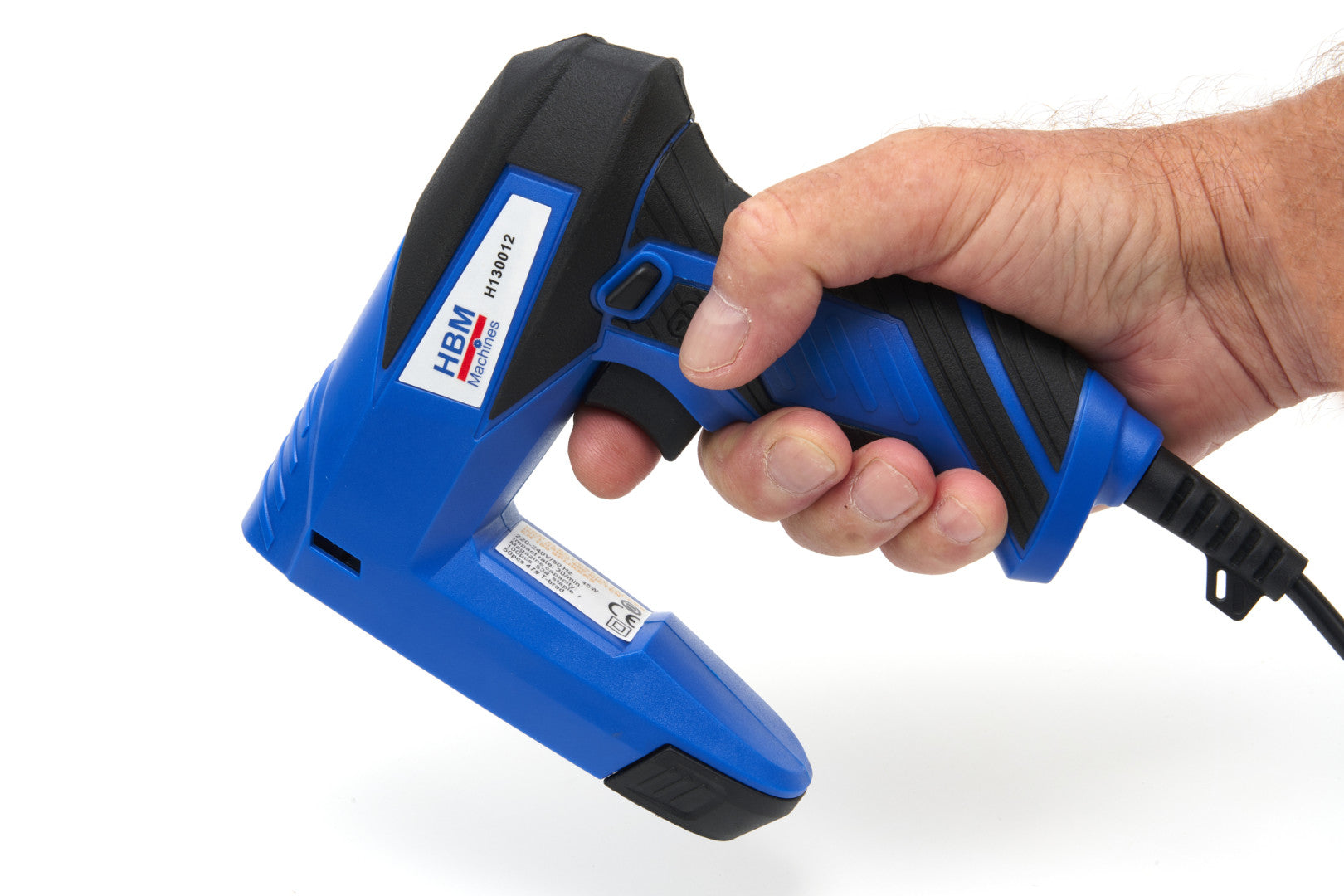 ELEKTROMOS TŰZŐ – SZEGECSELŐ GÉP 400 KAPOCS 100 SZEG HBM