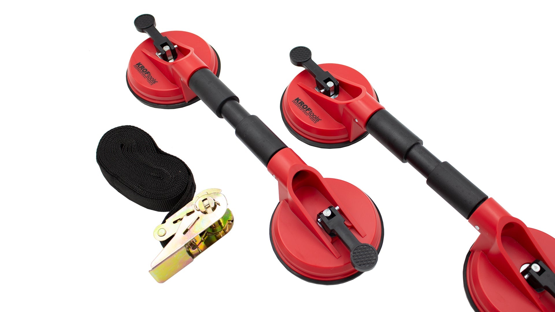 SZÉLVÉDŐ FOGÓ/KIEMELŐ TAPADÓKORONG KÉSZLET RÖGZÍTŐGURTNIVAL 3 DB KROFTOOLS