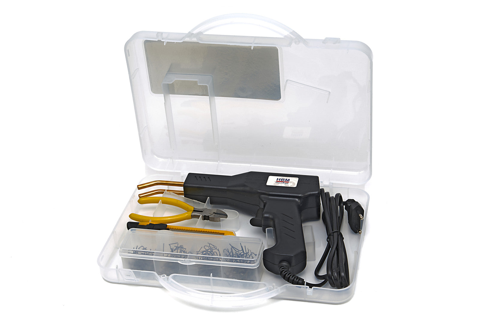 MŰANYAG HEGESZTŐ PISZTOLY 43W 200 TŰZŐKAPOCCSAL HBM