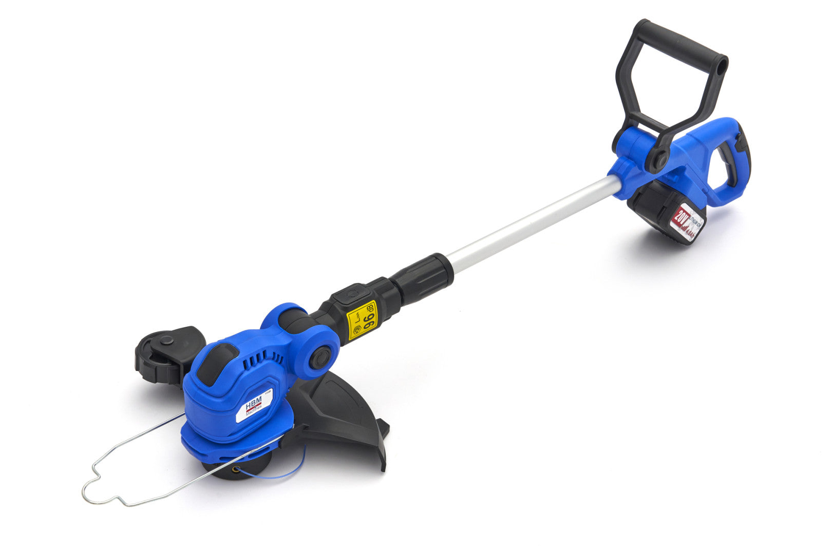 ELEKTROMOS FŰNYÍRÓ ÉS SÖVÉNYVÁGÓ KÉSZLET 2 AKKUMULÁTORRAL 20V 4.0Ah HBM