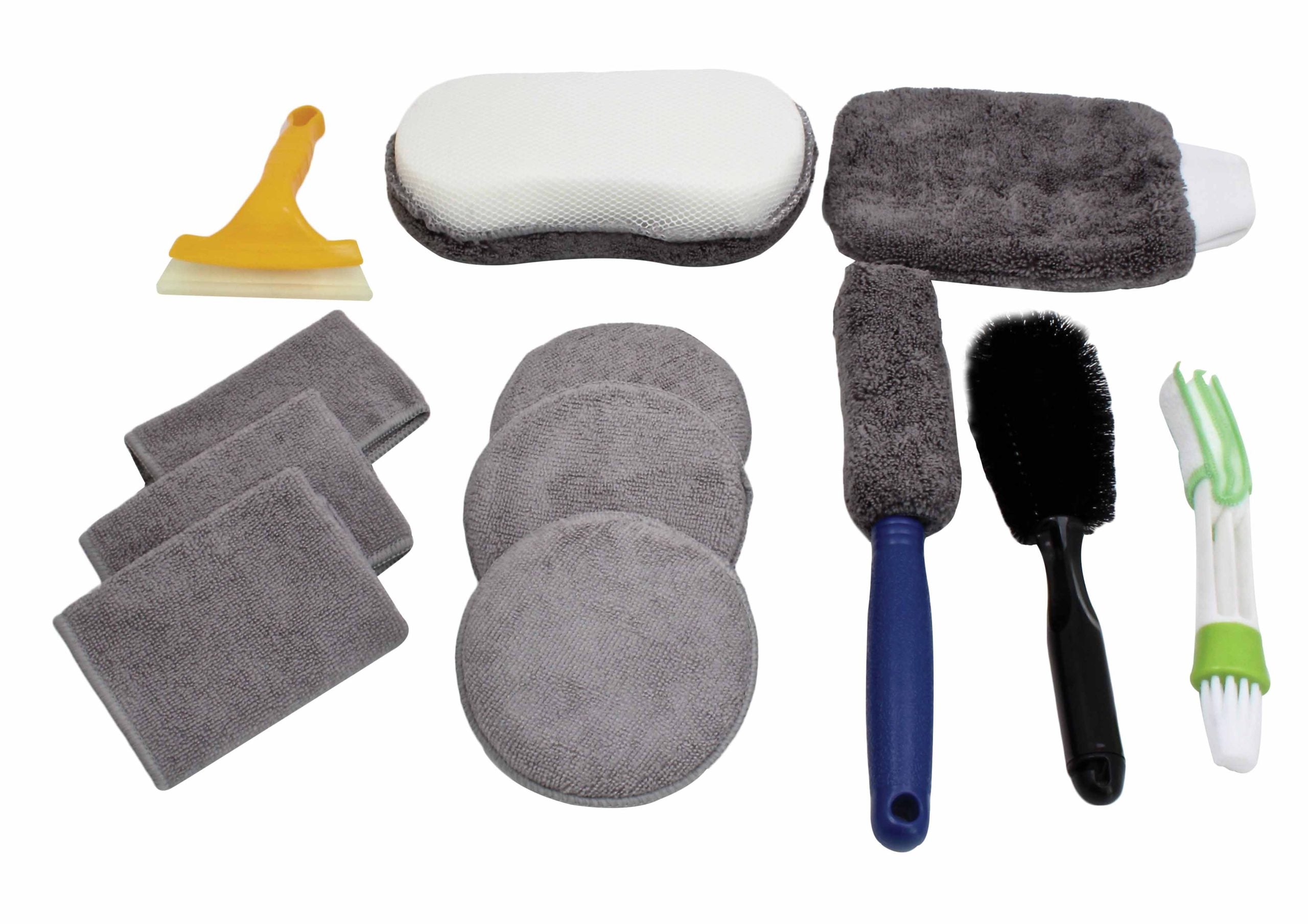 AUTÓ KÜLSŐ BELSŐ TISZTÍTÓ KÉSZLET 12 DB