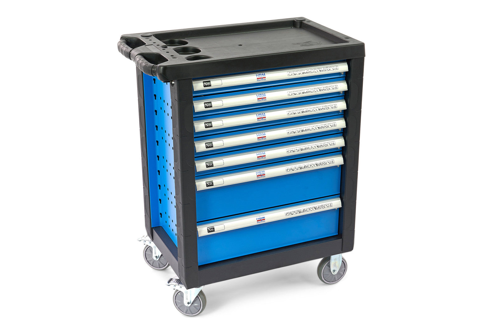 PROFESSZIONÁLIS FELSZERELT SZERSZÁMOS KOCSI – SZERSZÁMOS SZEKRÉNY 7 FIÓK 196 DB KÉK 5 MODUL PREMIUM, HOLLANDIA
