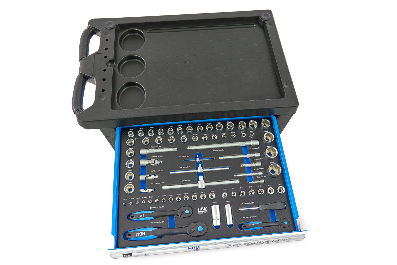 PROFESSZIONÁLIS FELSZERELT SZERSZÁMOS KOCSI – SZERSZÁMOS SZEKRÉNY 7 FIÓK 196 DB KÉK 5 MODUL PREMIUM, HOLLANDIA