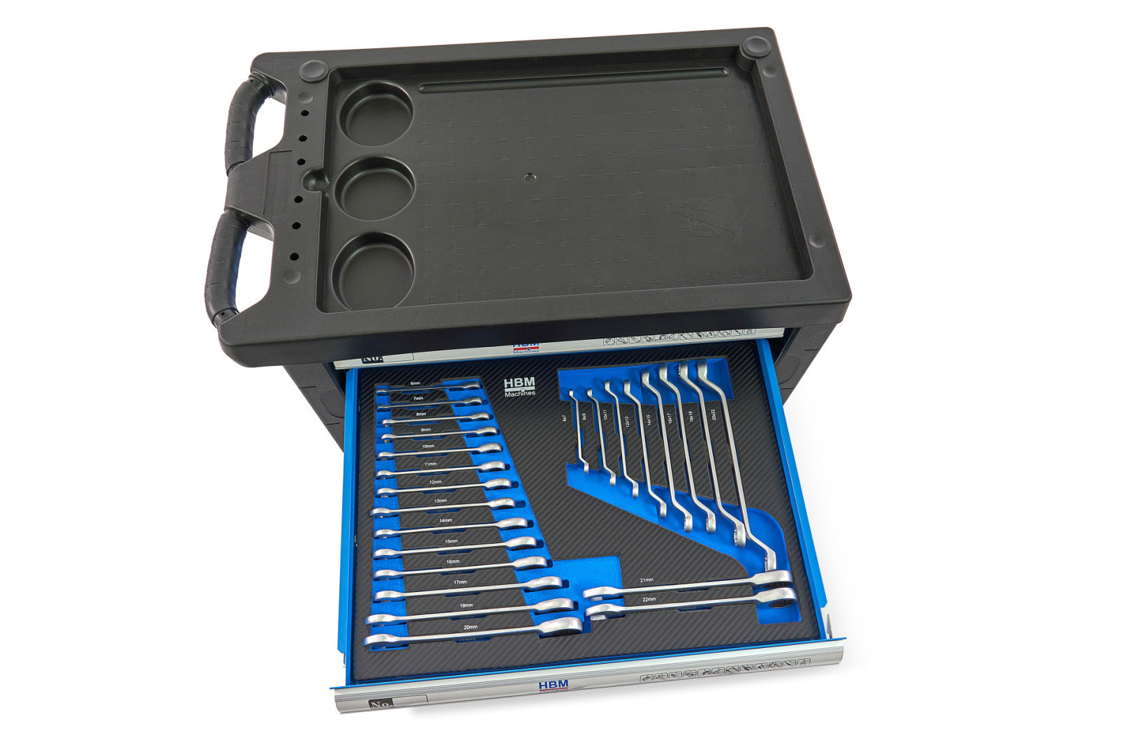 PROFESSZIONÁLIS FELSZERELT SZERSZÁMOS KOCSI – SZERSZÁMOS SZEKRÉNY 7 FIÓK 196 DB KÉK 5 MODUL PREMIUM, HOLLANDIA