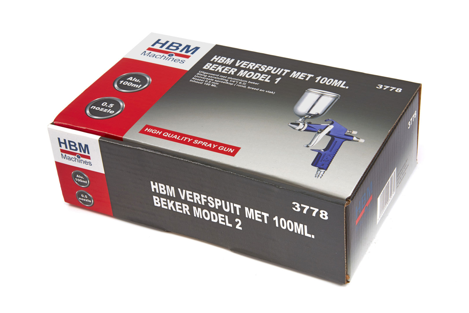 FESTÉKSZÓRÓ PISZTOLY 0.5MM 100ML HBM