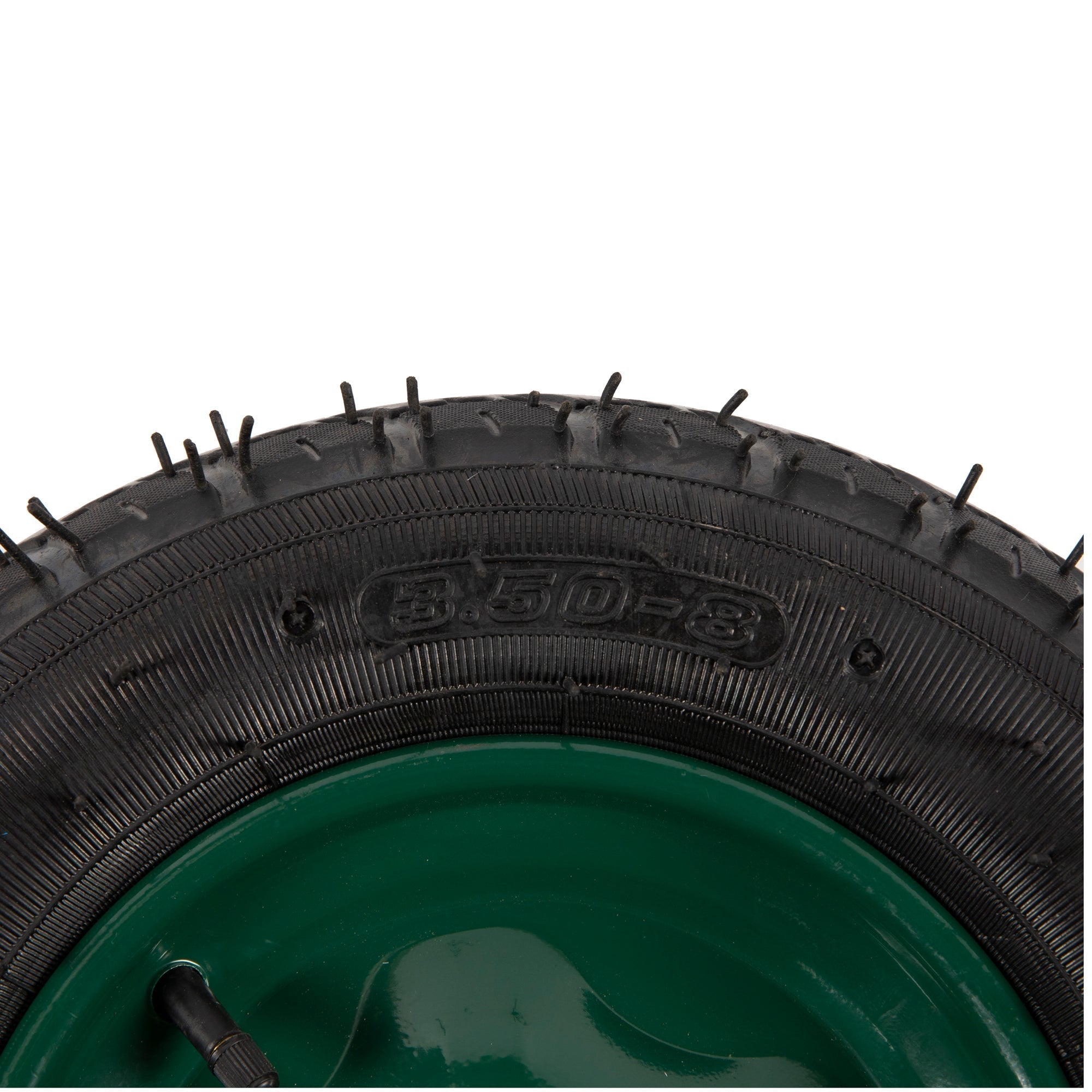 Talicska kerék belsővel 350-8 zöld