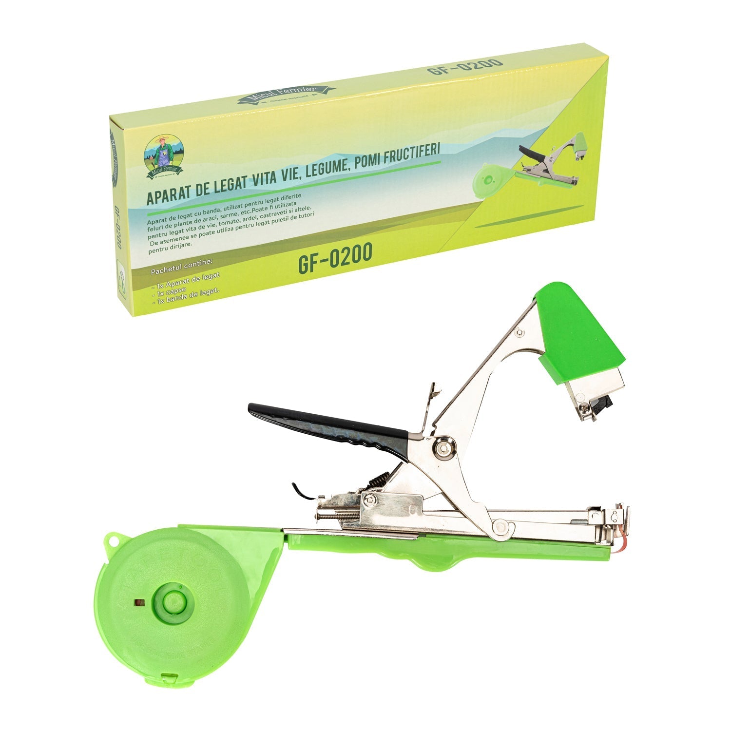 Eszköz szőlővessző, fák kötözésére