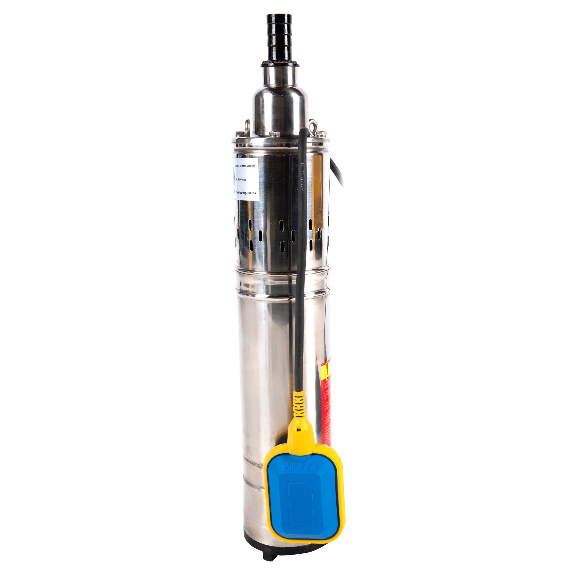 ÁGYÚ TÍPUSÚ BÚVÁRSZIVATTYÚ ÚSZÓVAL 1100W 1850L/ORA