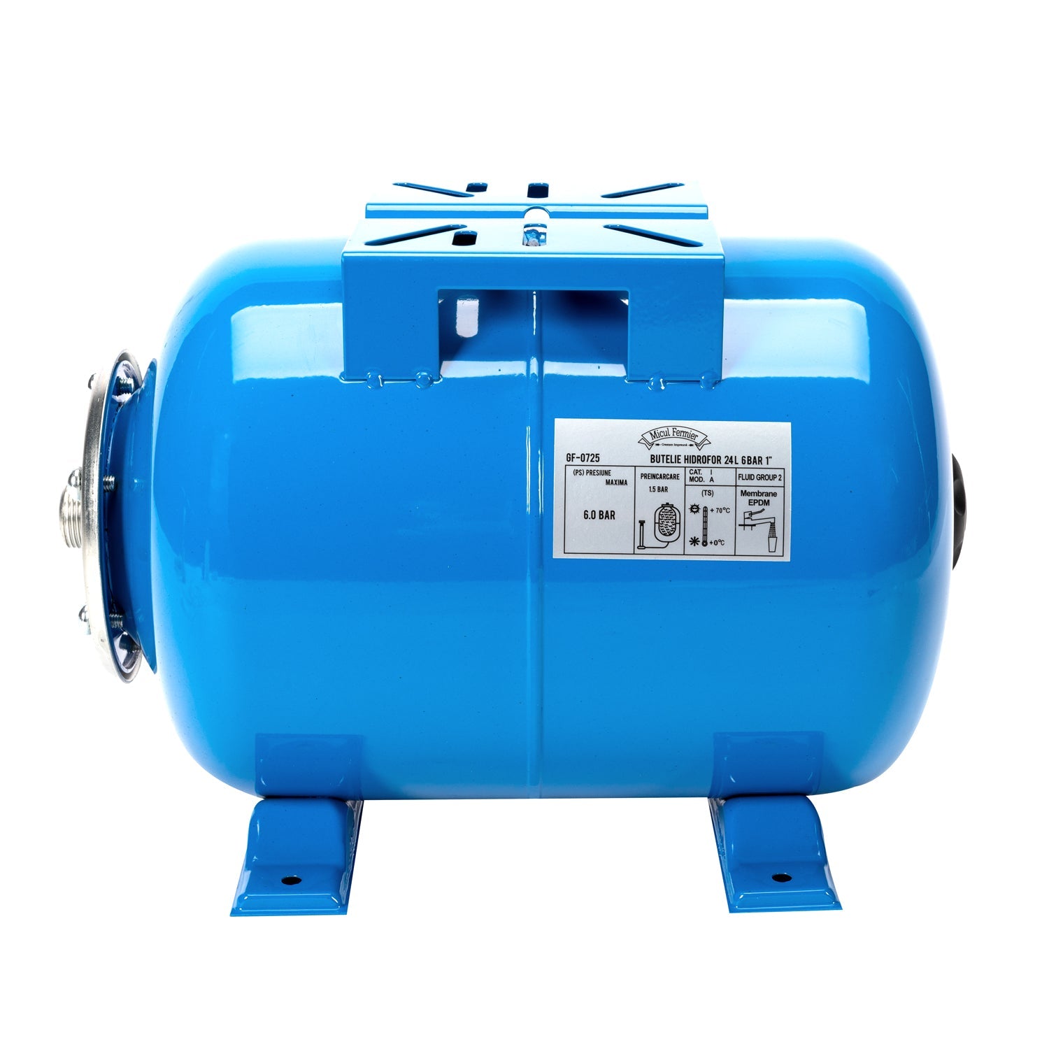 HIDROFOR TARTÁLY - HORIZONTÁLIS 24L 6 BAR 1 INCH