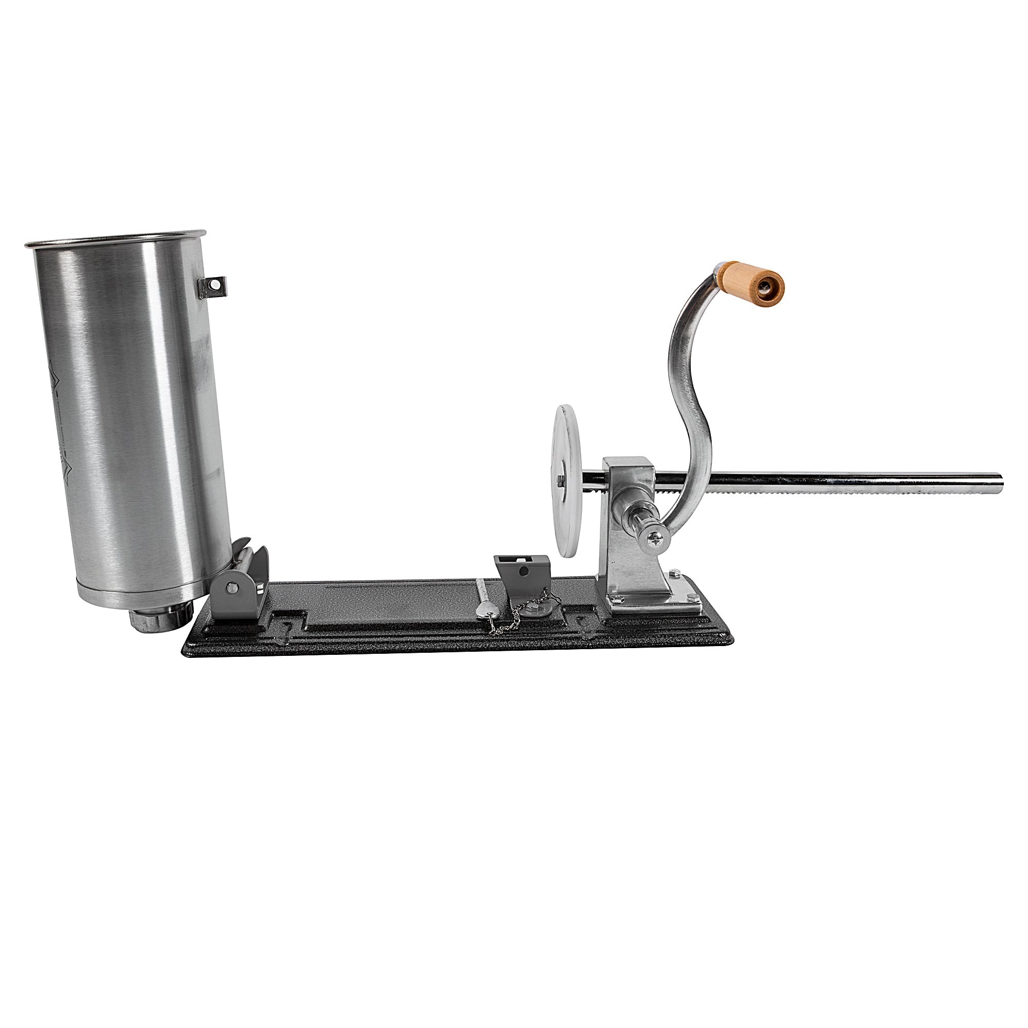 Kolbásztöltő gép, Inox, 5 tölcsérrel, 4 kg