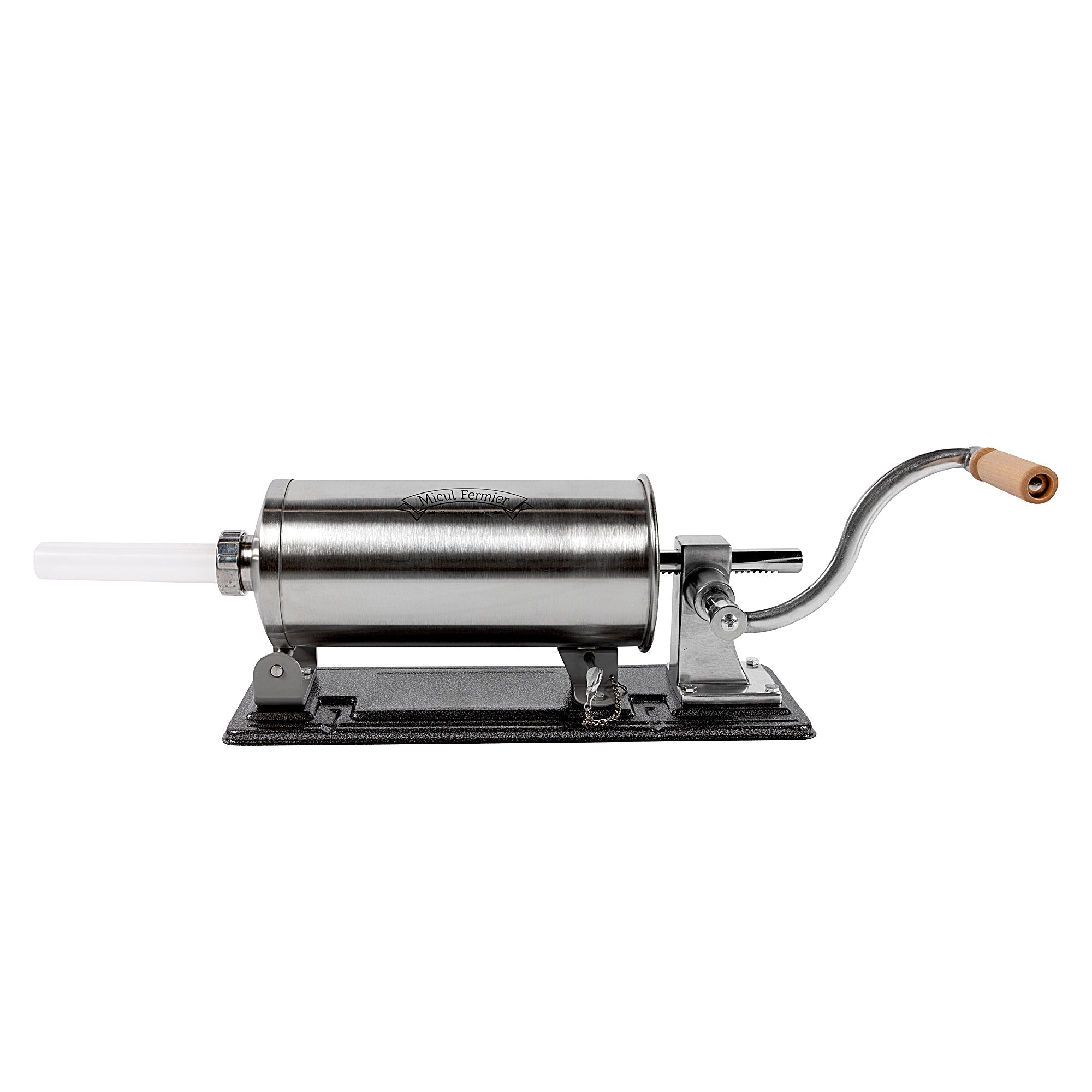 Kolbásztöltő gép, Inox, 5 tölcsérrel, 4 kg