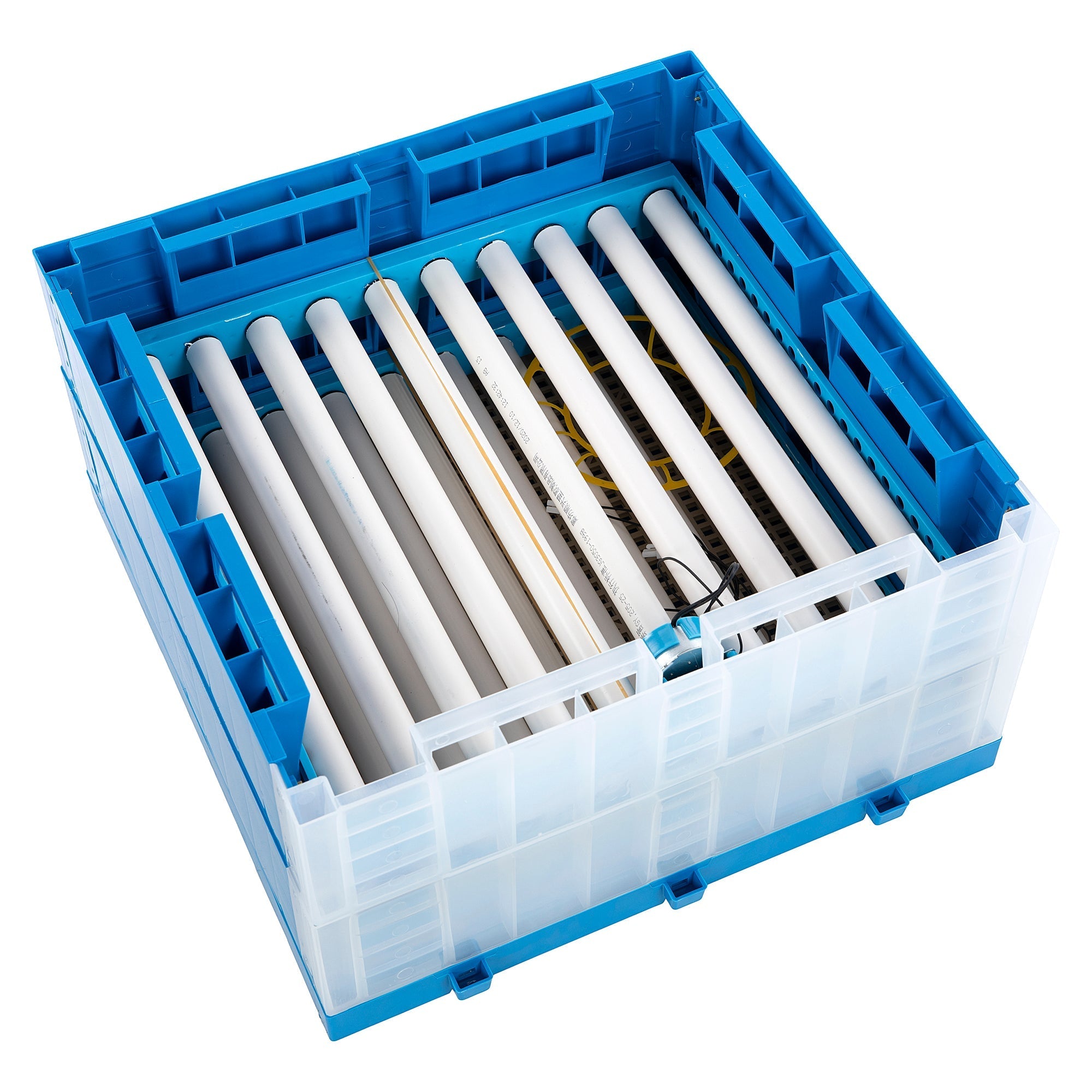 Automatikus inkubátor 128 tojáshoz, 2 emeletes 80W