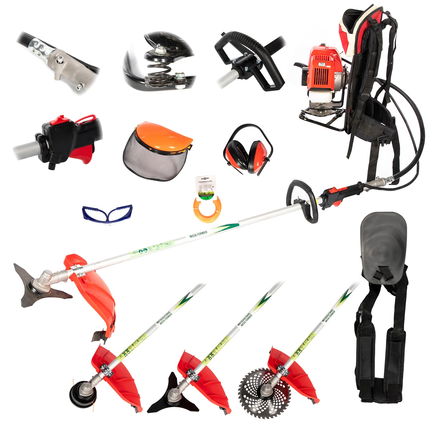 FŰKASZA 7 KIEGÉSZÍTŐVEL 4.8CP 43CC