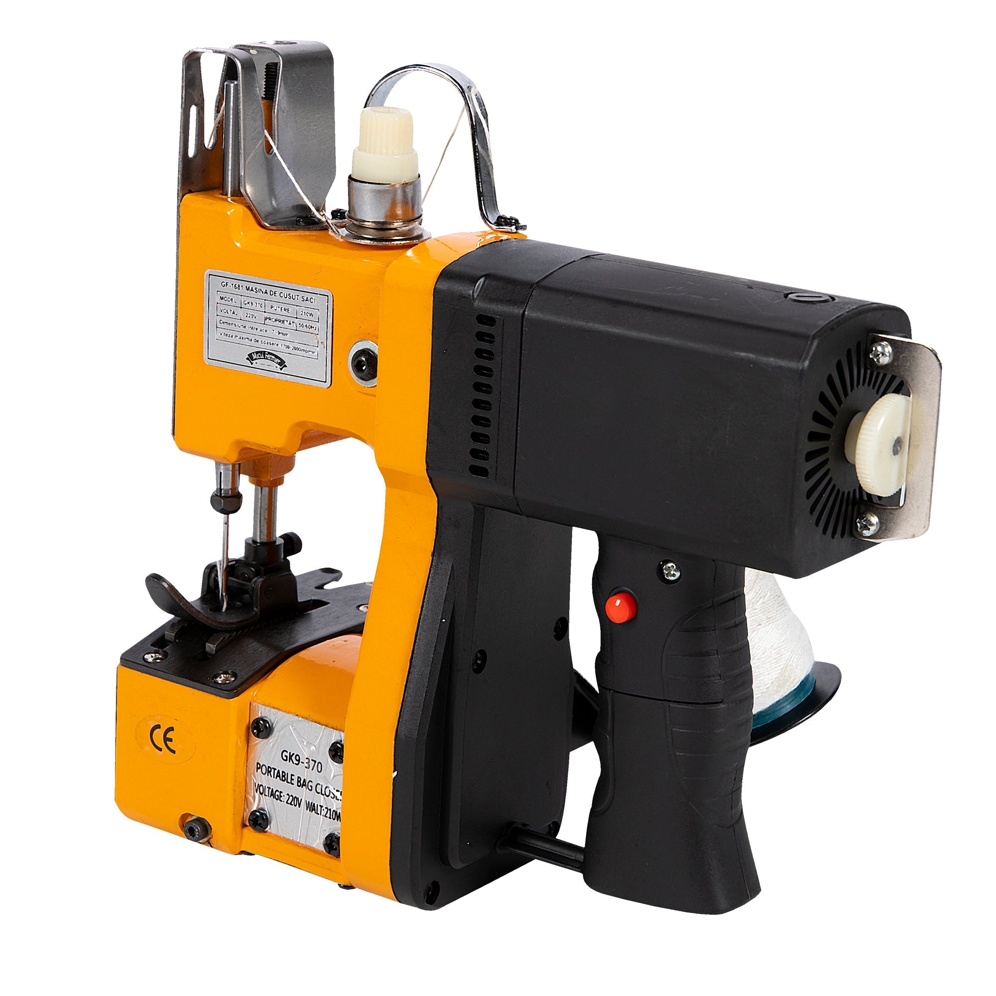 Hordozható zsákvarró gép, 210W