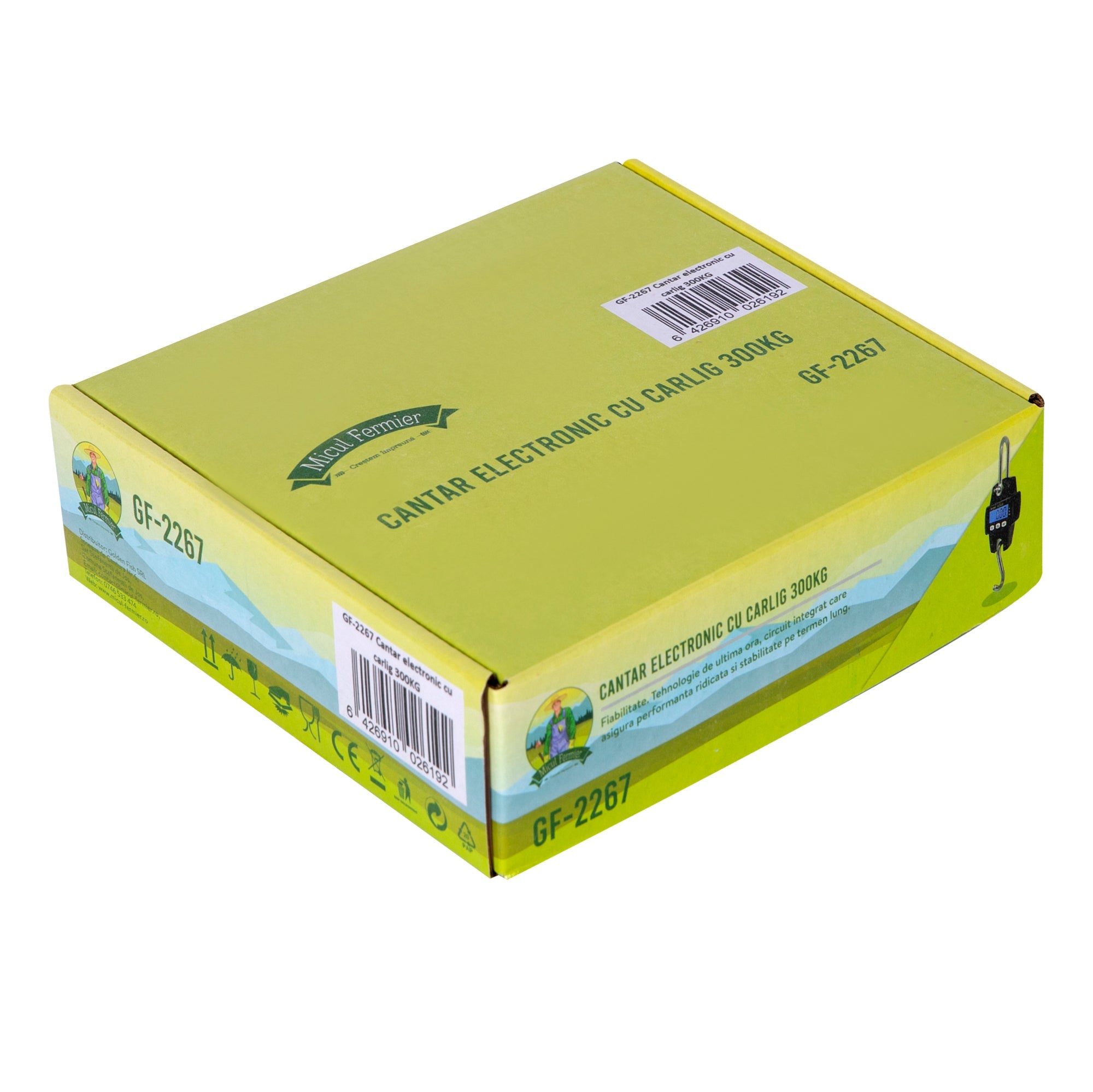 KÉZI ELEKTROMOS MÉRLEG LCD 300KG