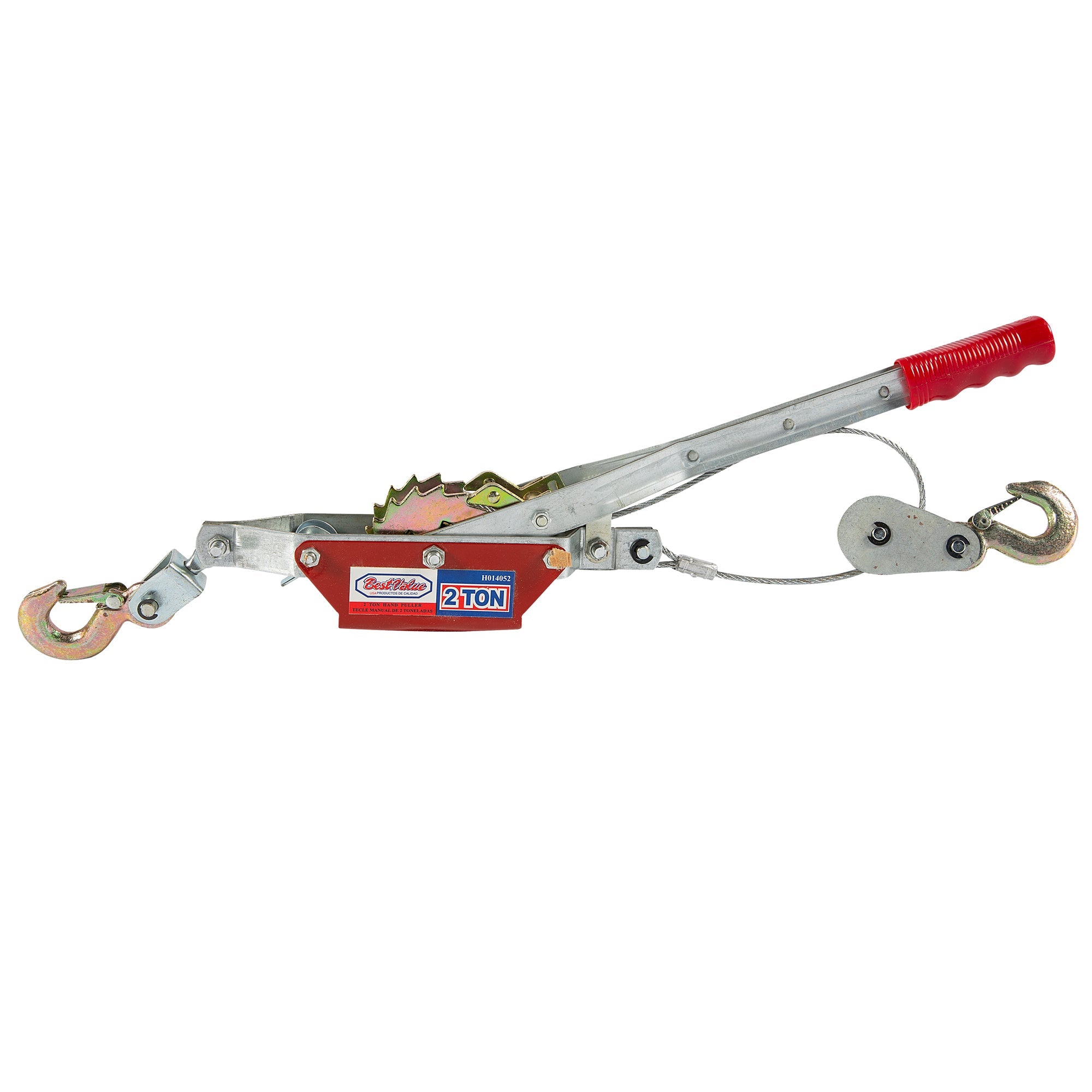 TRAILER PRO 2T FÖLKÖTŐKÁBEL 4MM KÉTOLDALAS FOGAKKAL ÉS TRIPLA HOROGGAL