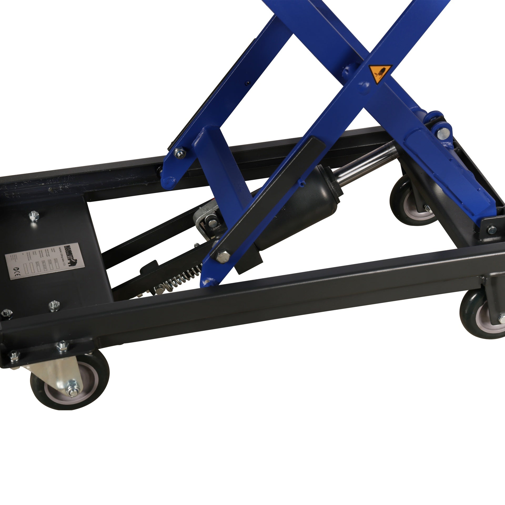HIDRAULIKUS EMELŐASZTAL 225–710 MM EMELÉSI TARTOMÁNNYAL 708 × 450 MM PLATFORMMAL 225 KG MAMMUTH