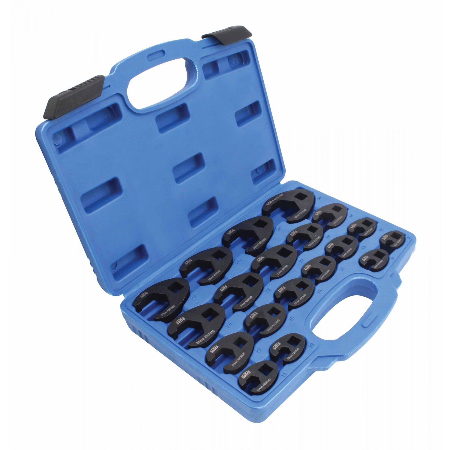 HOLLANDER - ÜZEMANYAG ÉS FÉK VEZETÉK SZERELŐ KULCS KÉSZLET 19 DB 8-32 MM SATRA