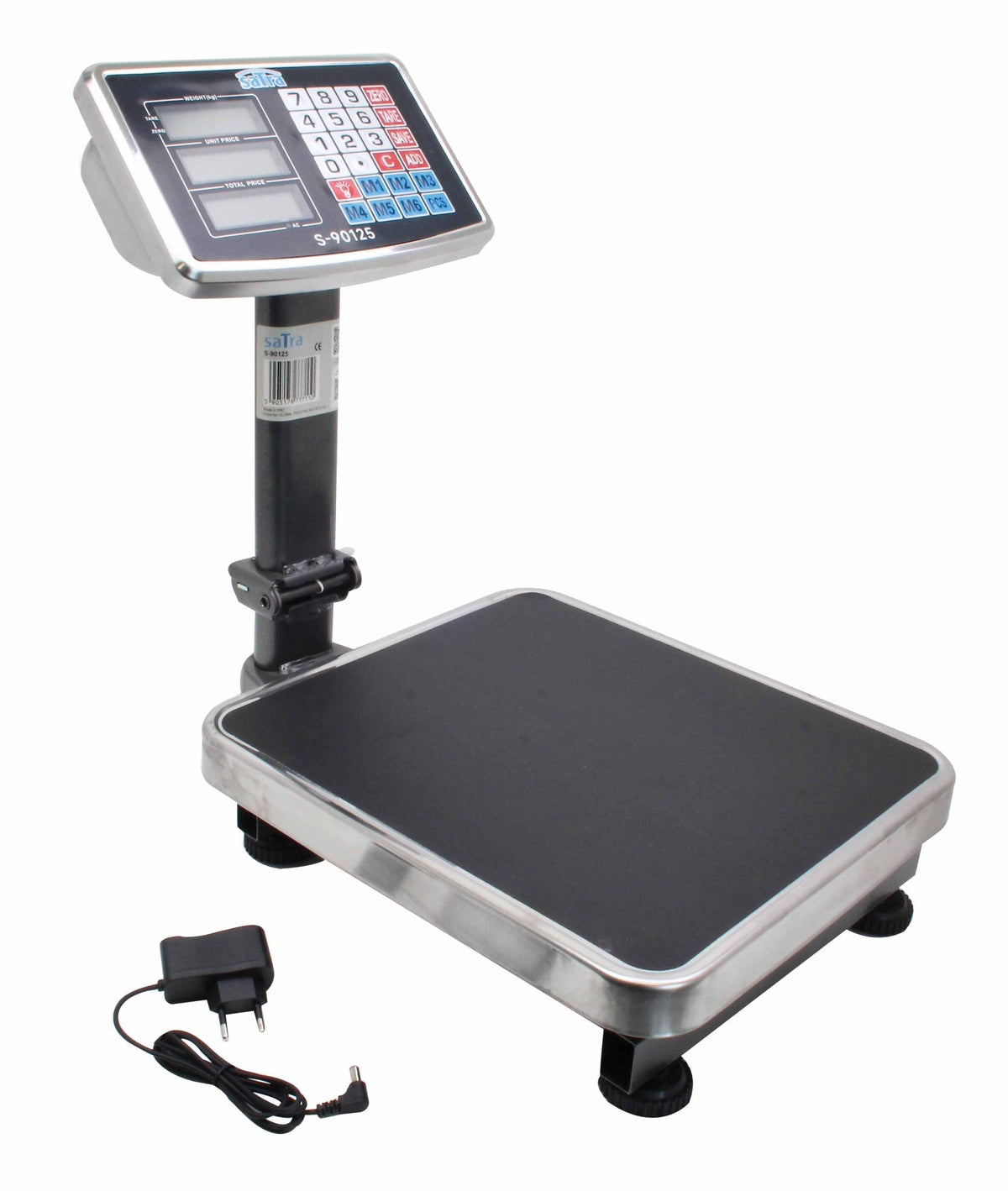 Mérleg platformal és összecsukható karral LCD kijelzővel 60 kg SATRA