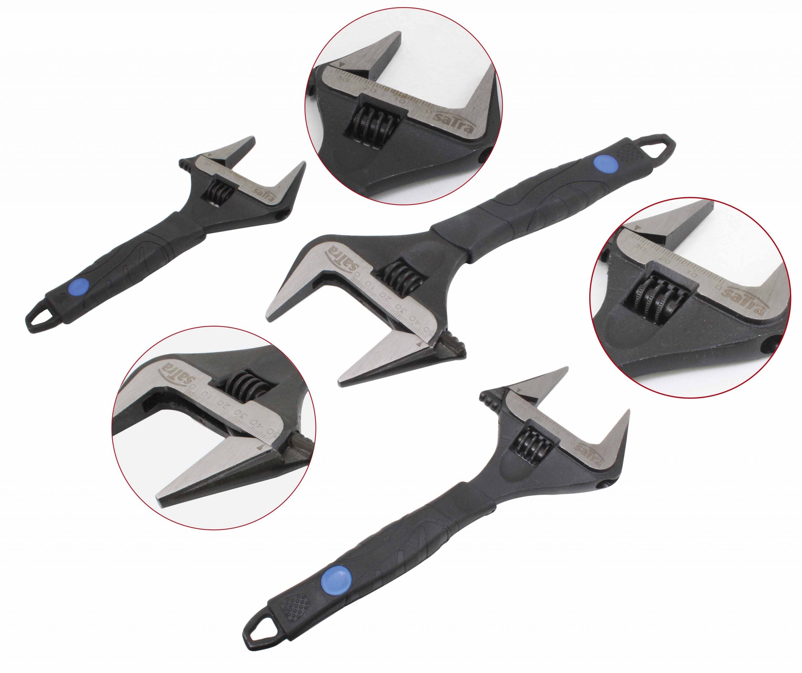 ÁLLÍTHATÓ KULCS KÉSZLET SATRA 3 DB