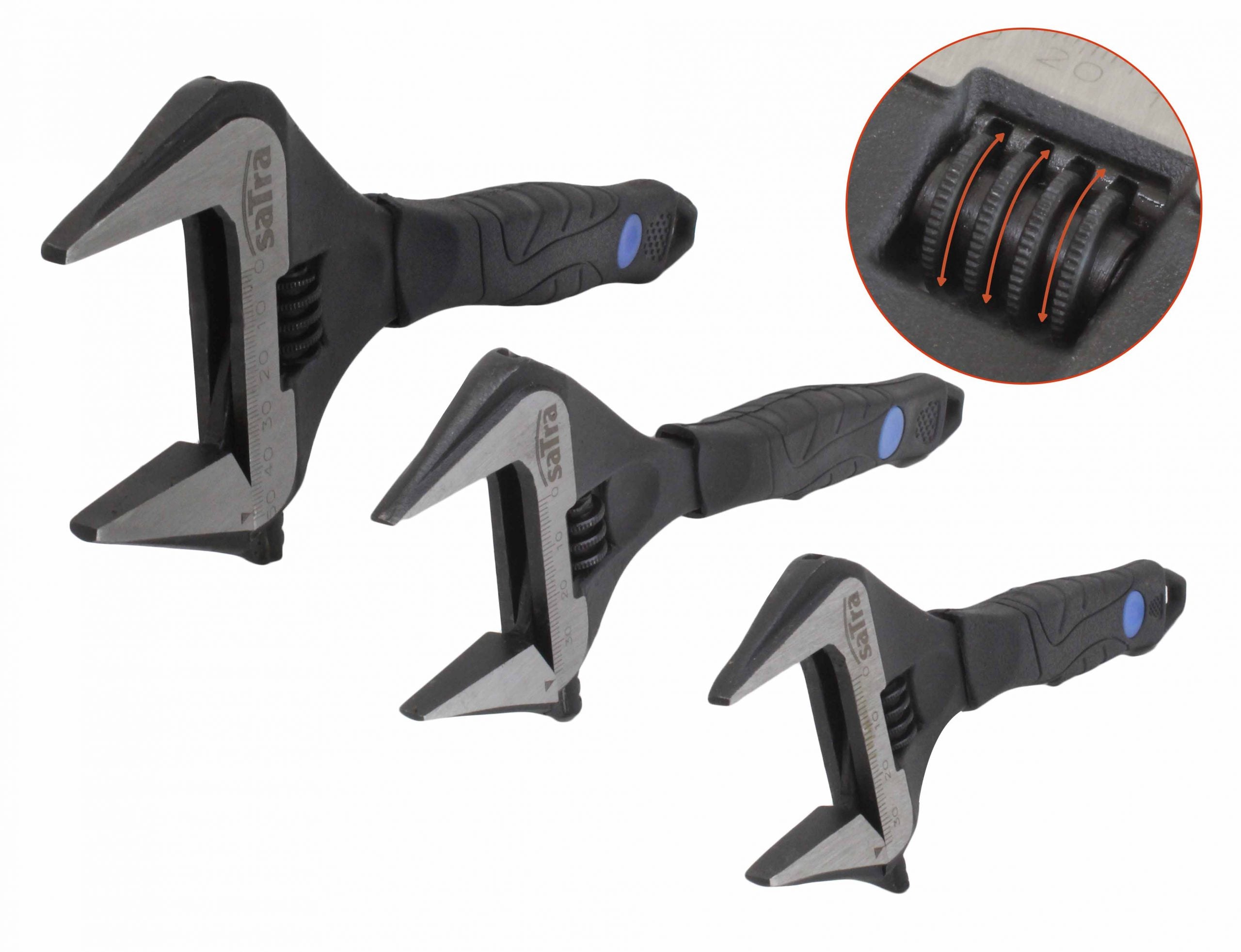 ÁLLÍTHATÓ KULCS KÉSZLET SATRA 3 DB