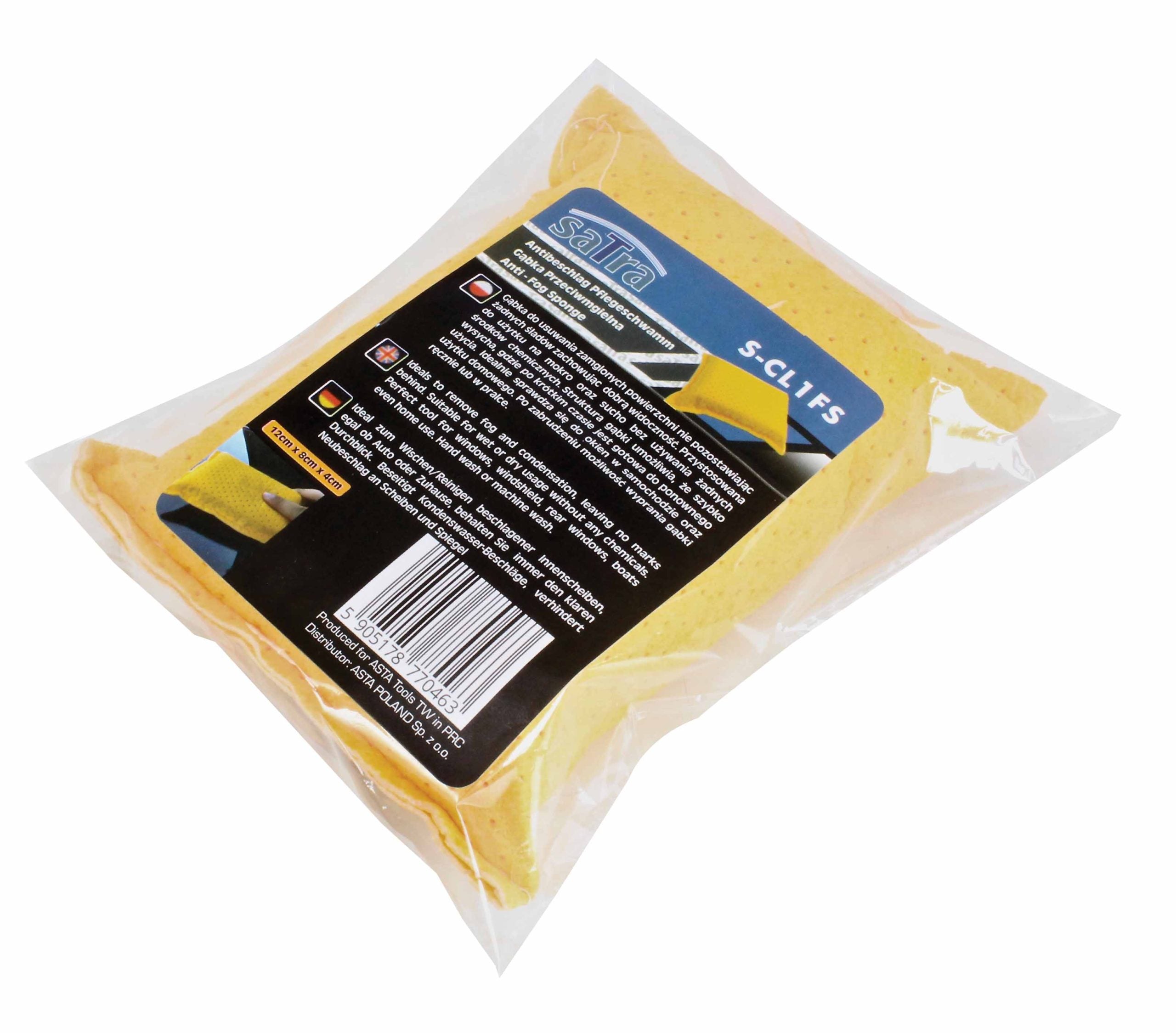 AUTÓ SZÉLVÉDŐ PÁRAMENTESTÍTÓ SZIVACS 12 X 8 X 4 CM