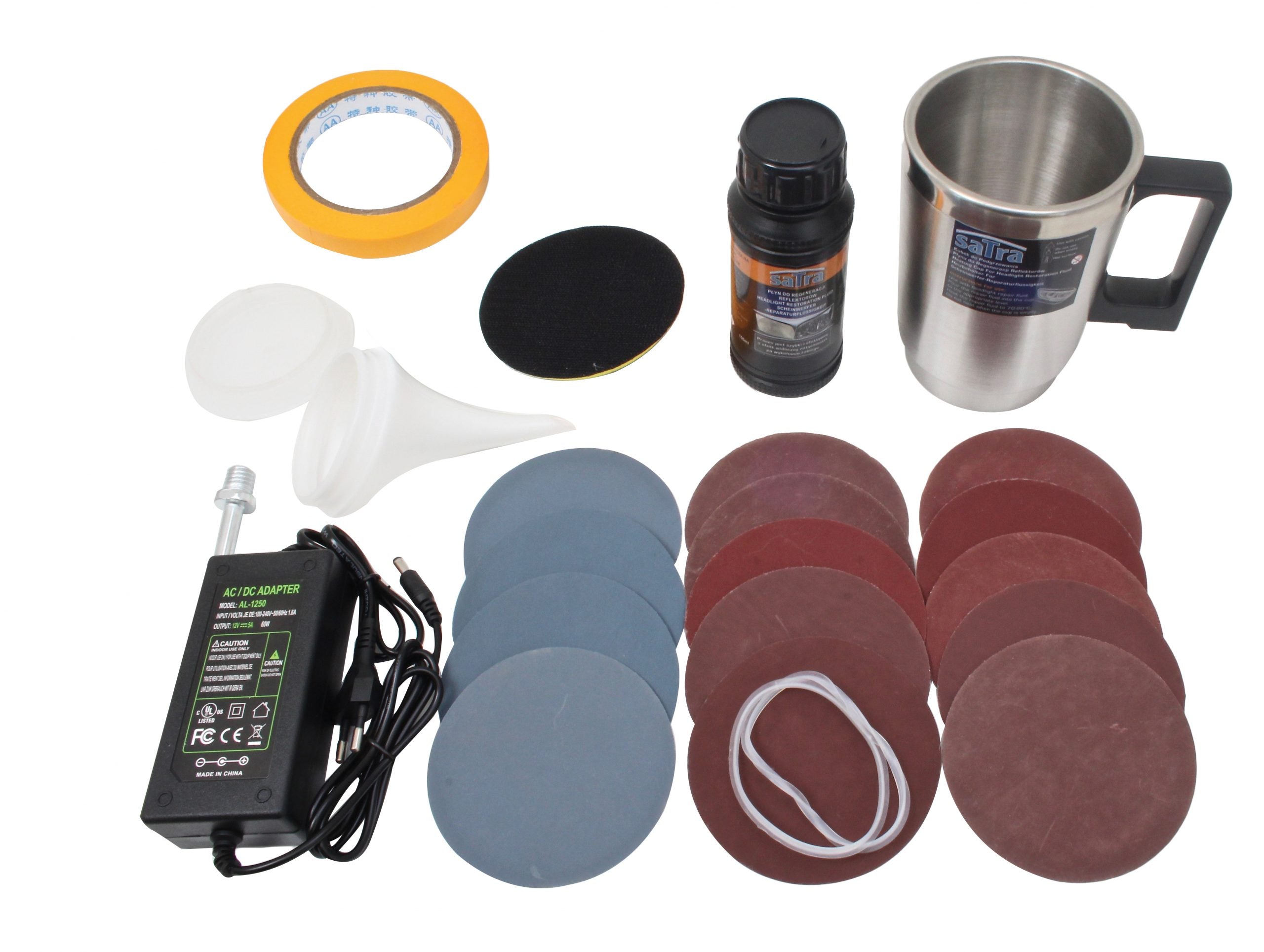 FÉNYSZÓRÓ HELYREÁLLÍTÓ KÉSZLET FOLYÉKONY POLIMERREL 23 DB SATRA