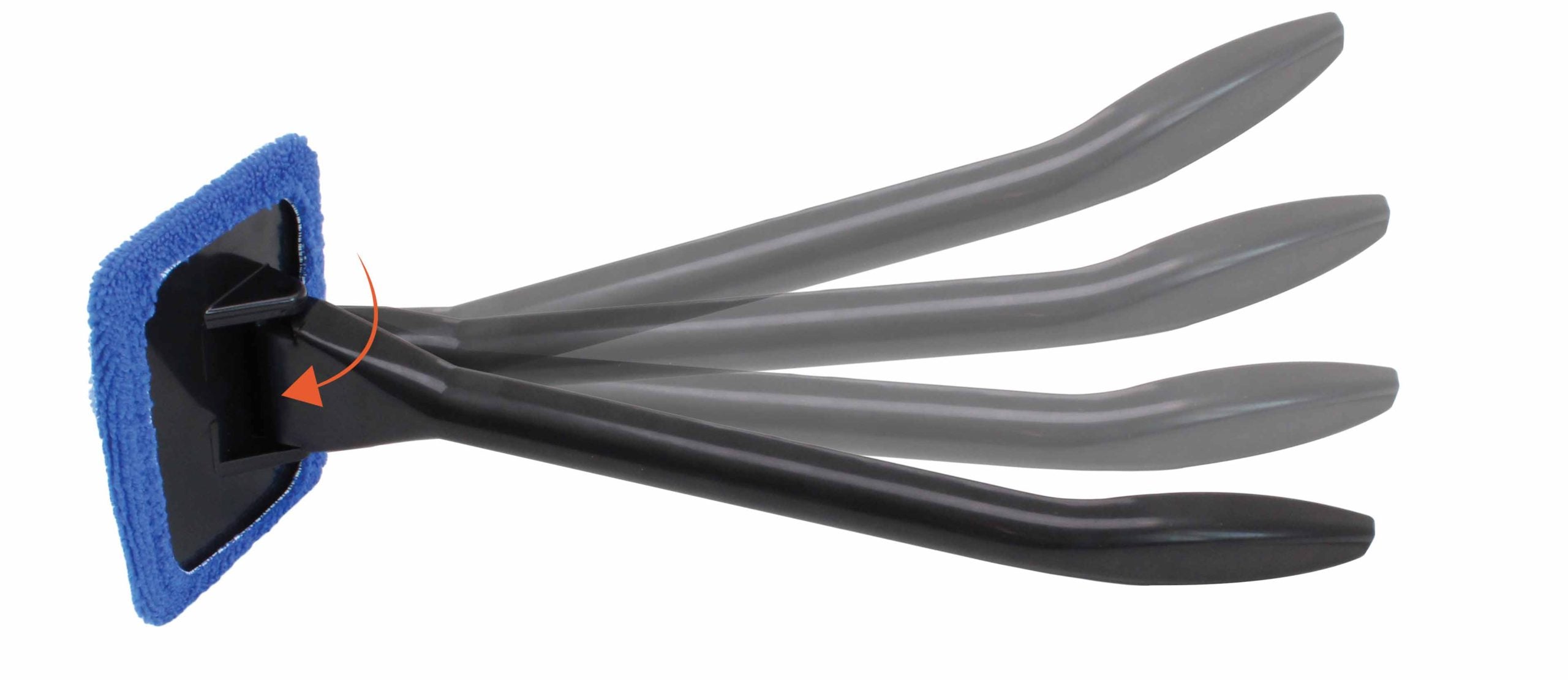 MIKROSZÁLAS SZÉLVÉDŐ TISZTÍTÓ ERGONOMIKUS NYÉLLEL