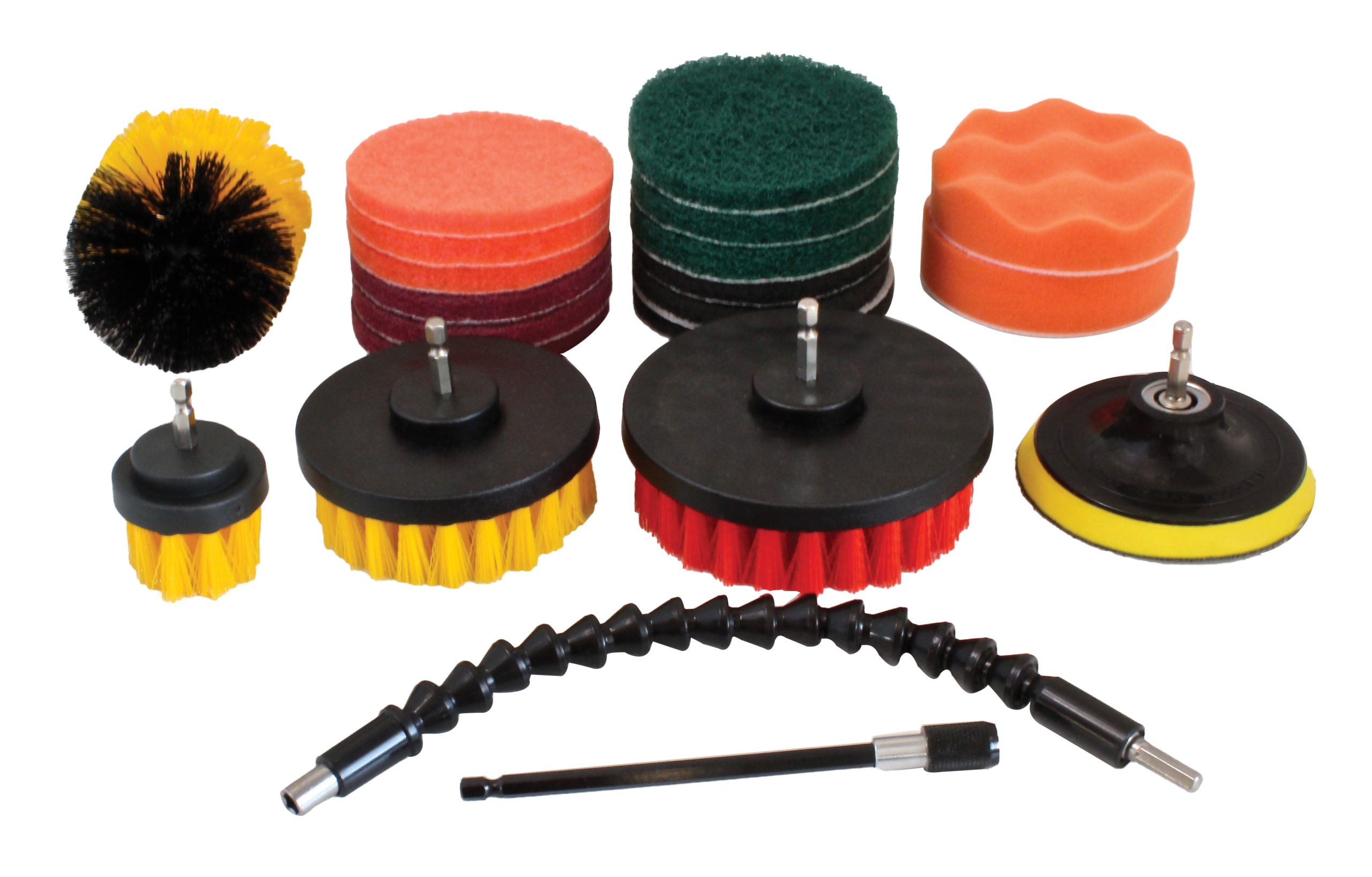 TISZTÍTÓKEFE KÉSZLET FÚRÓHOZ 21 DB SATRA